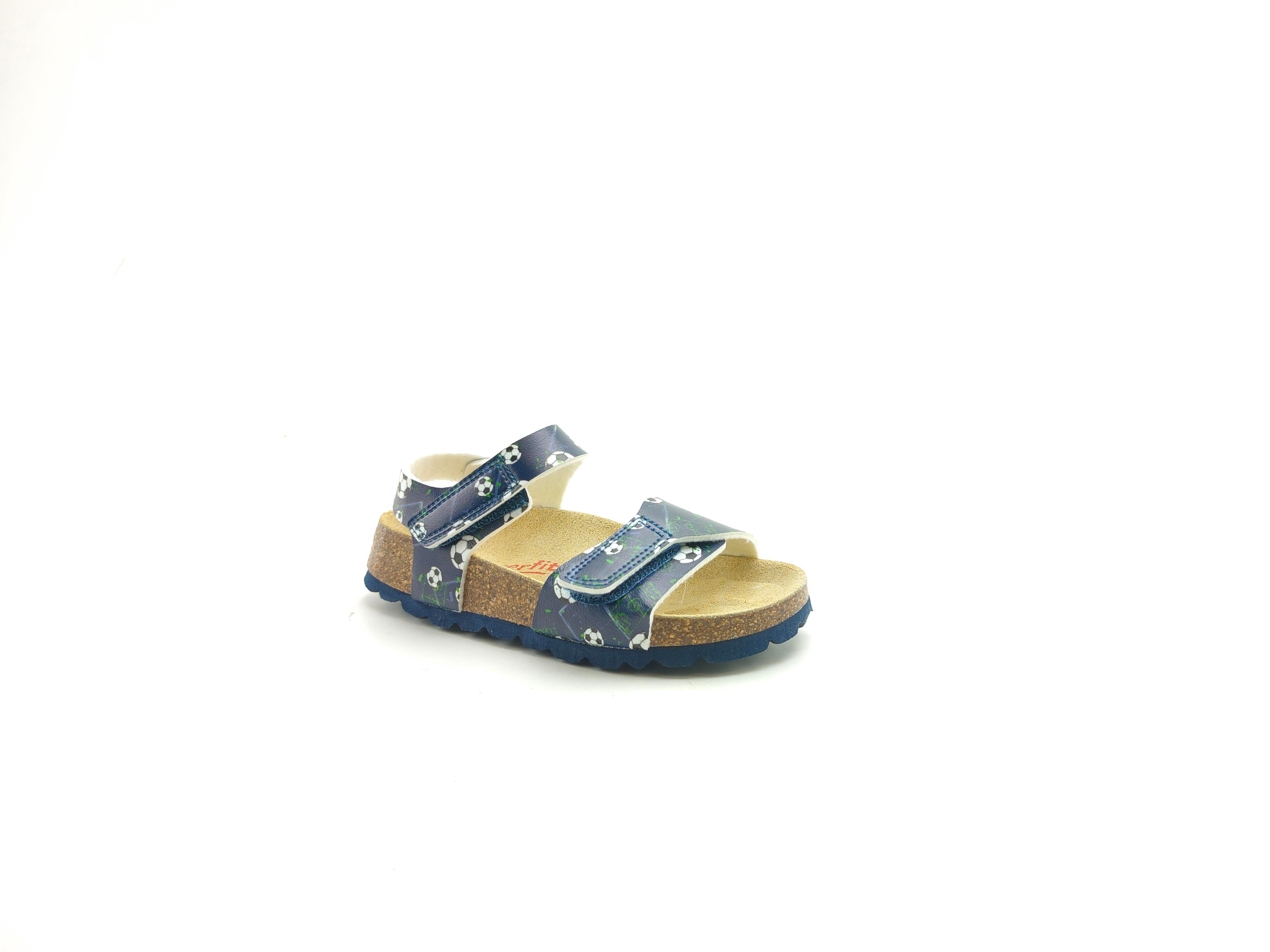 Superfit Ortopedik Çocuk Terlik Çift Bantlı P 800111-8160 Laci Futbol - Superfit
