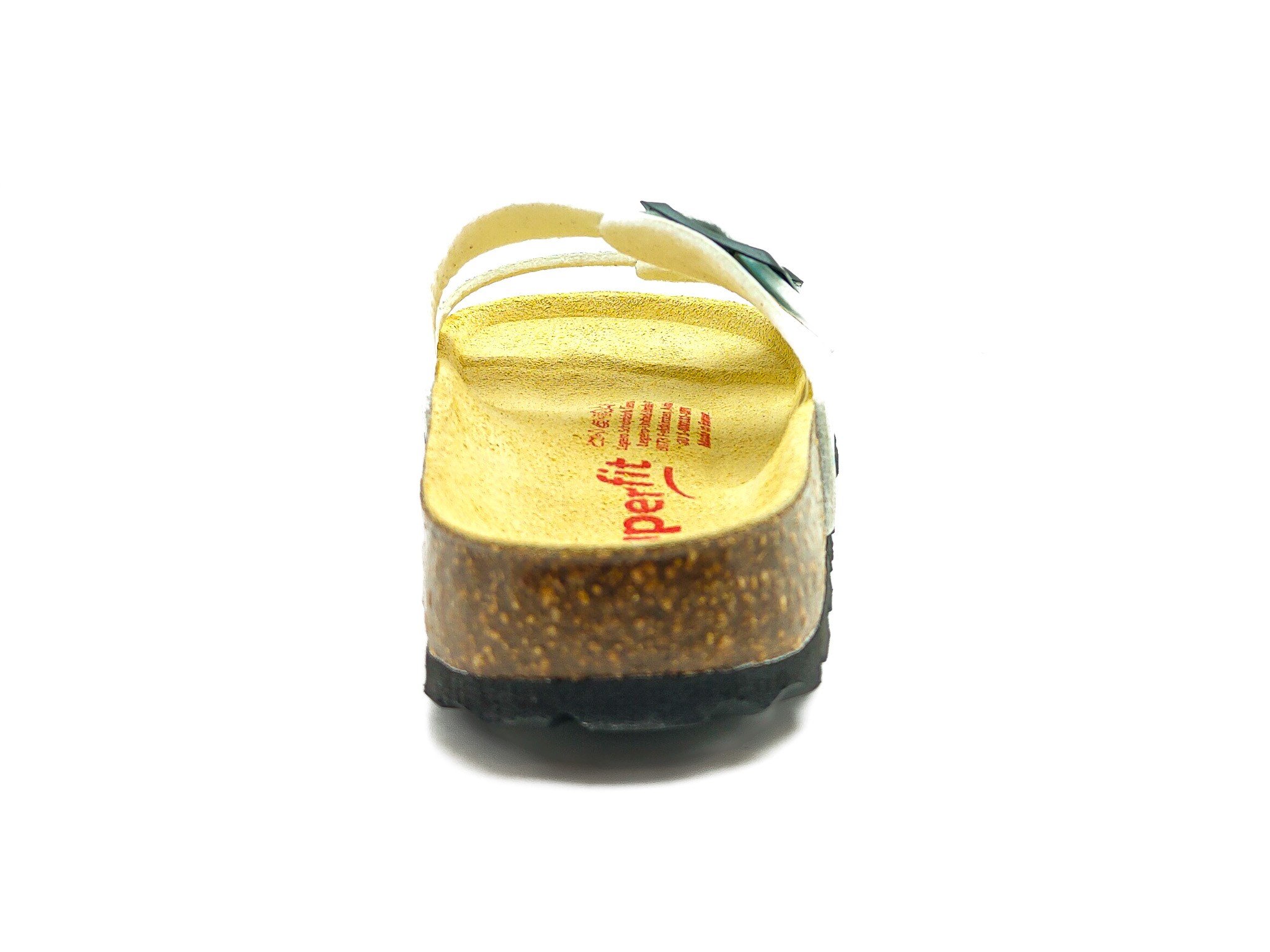 Superfit Ortopedik Çocuk Terlik Çift Bantlı F 800111-1070 - Beyaz Roketli HELLBLAU / MEHRFAR - Superfit
