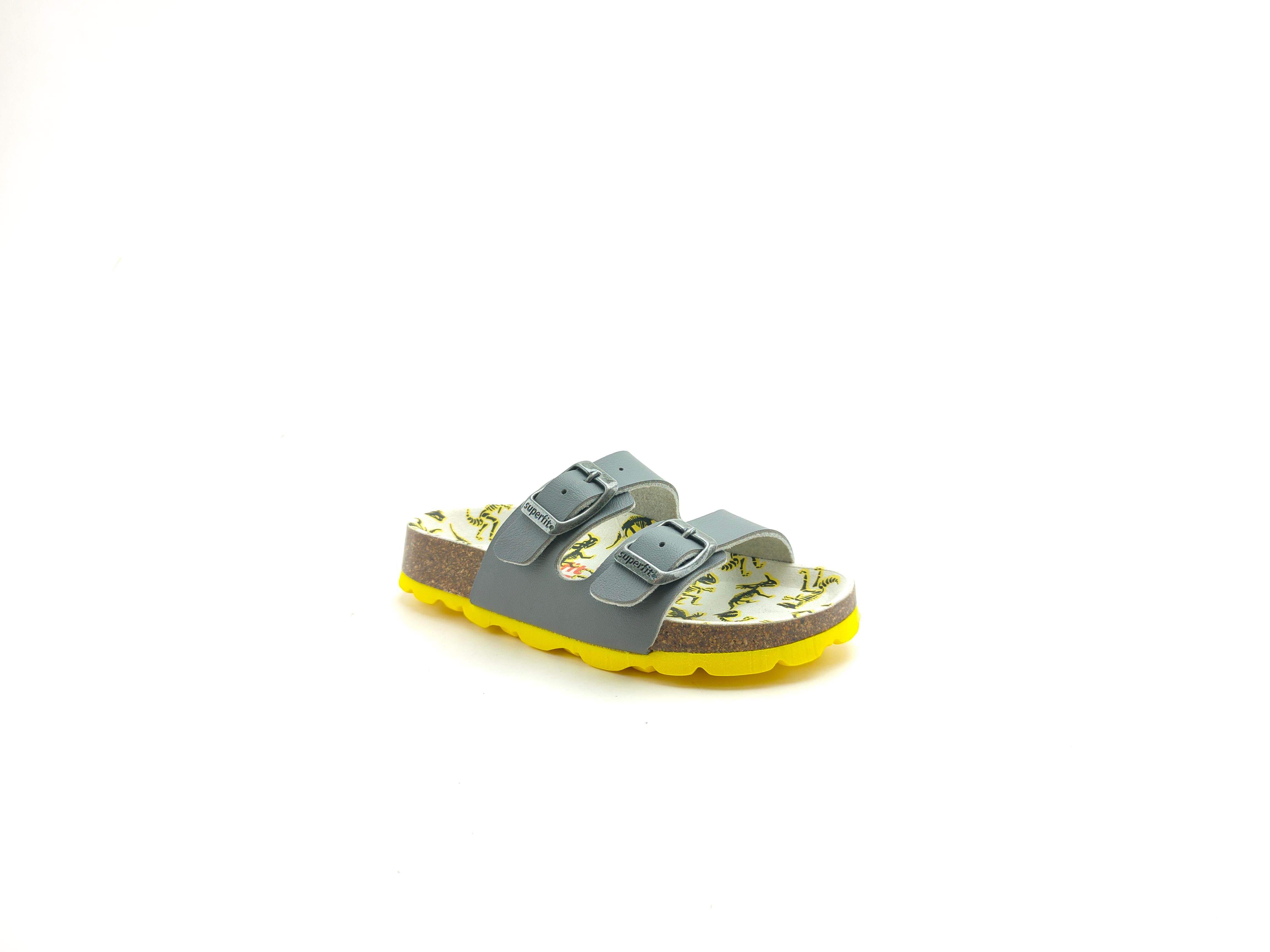 Superfit Ortopedik Çocuk Terlik Çift Bantlı P 800111-2120 Dinazor - Superfit