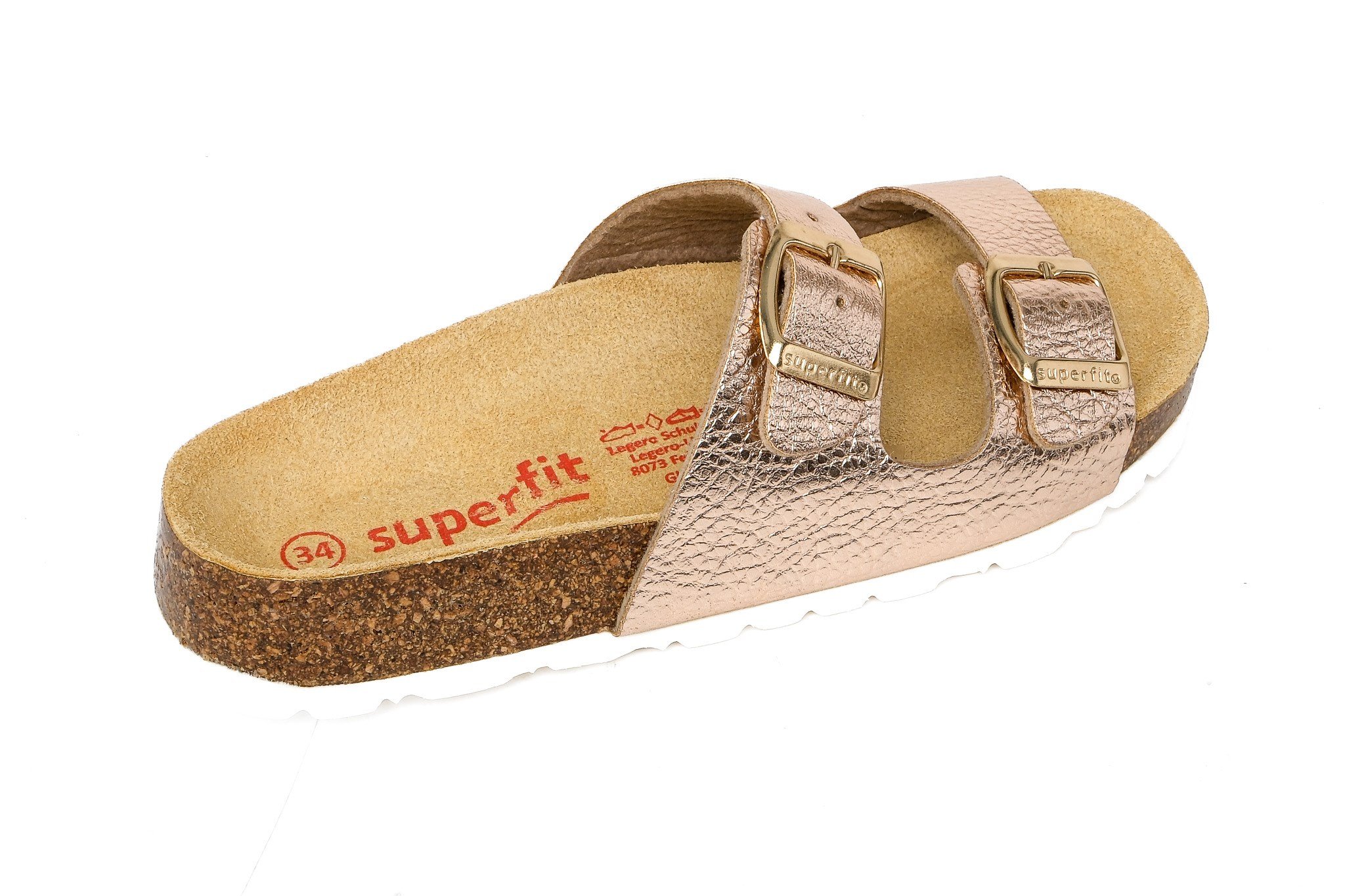 Superfit Ortopedik Çocuk Terlik Çift Bantlı F 800111-9000 - Bronze BRONZ - Superfit
