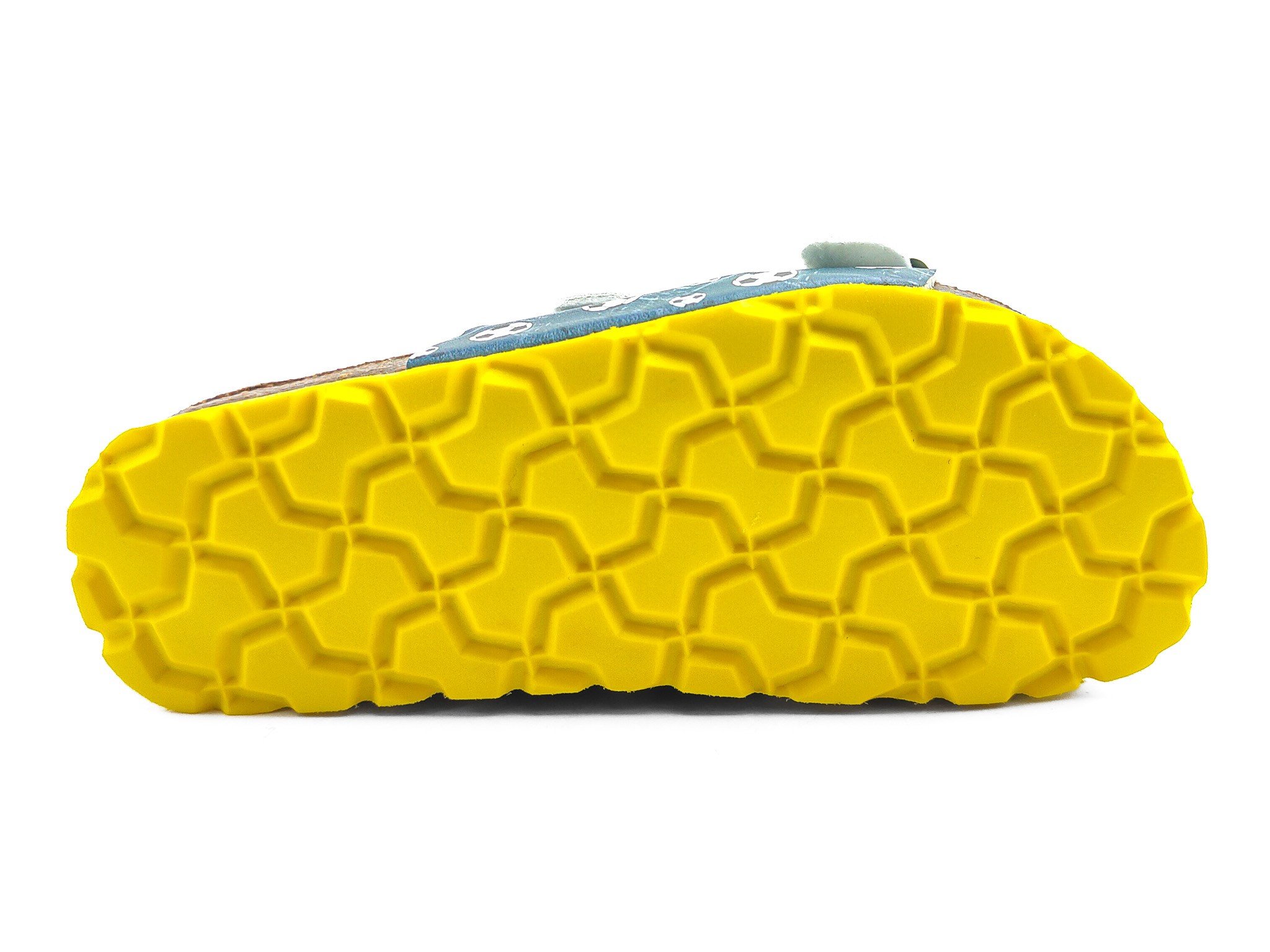 Superfit Ortopedik Çocuk Terlik Çift Bantlı P 800111-8410 - Lacivert Futbol HELLBLAU / MEHRFAR - Superfit