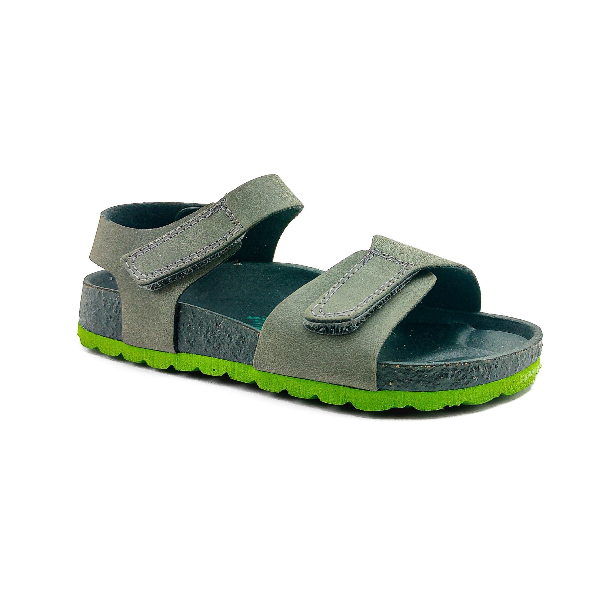 Superfit Ortopedik Genç Sandalet G 000122-0010 - Yeşil SCHWARZ / GRÜN - Superfit