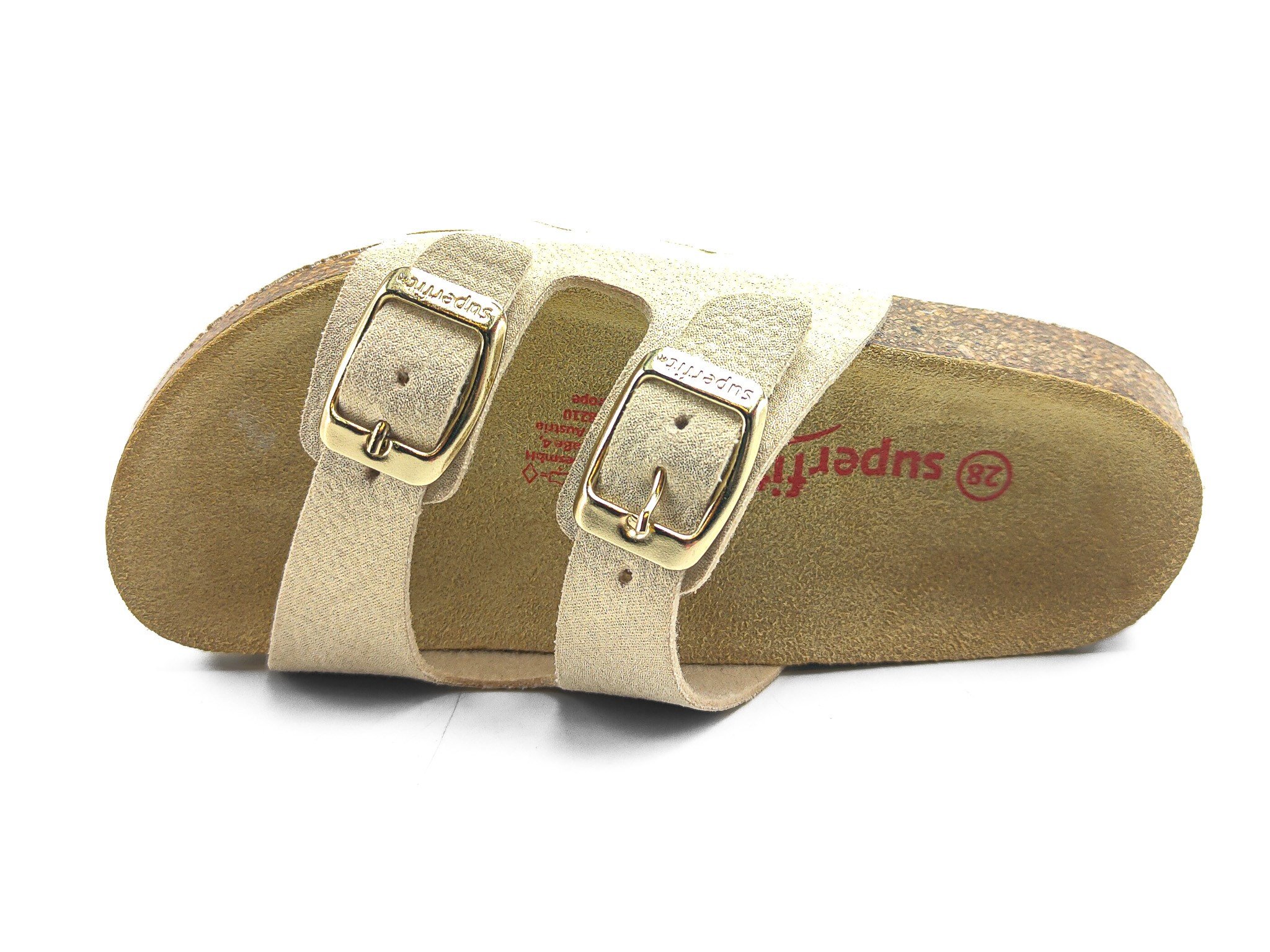 Superfit Ortopedik Genç Terlik Çift Bantlı G 800111-9700 - Altın GOLD - Superfit