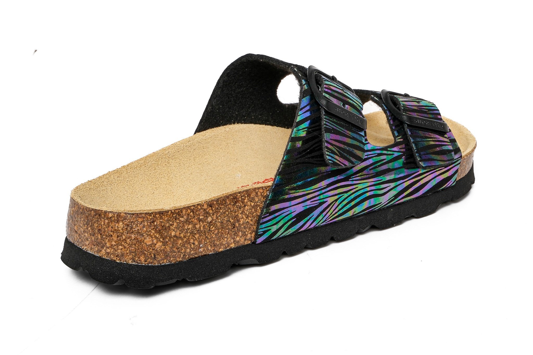 Superfit Ortopedik Genç Terlik Çift Bantlı G 800111-0090 - Siyah Zebra SCHWARZ - Superfit