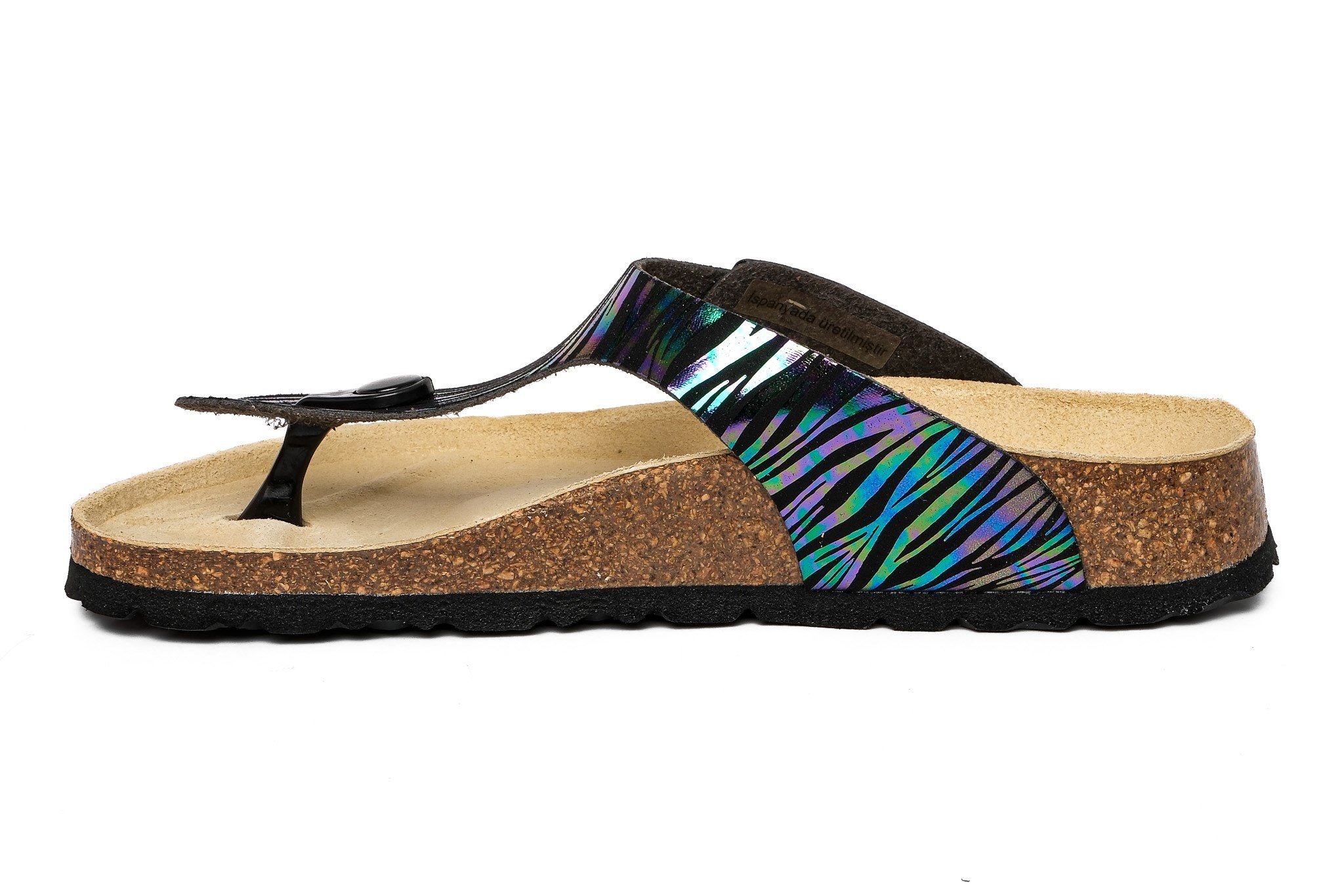 Superfit Ortopedik Genç Terlik Parmak Arası G 000117-0010 Siyah Zebra SCHWARZ - Superfit