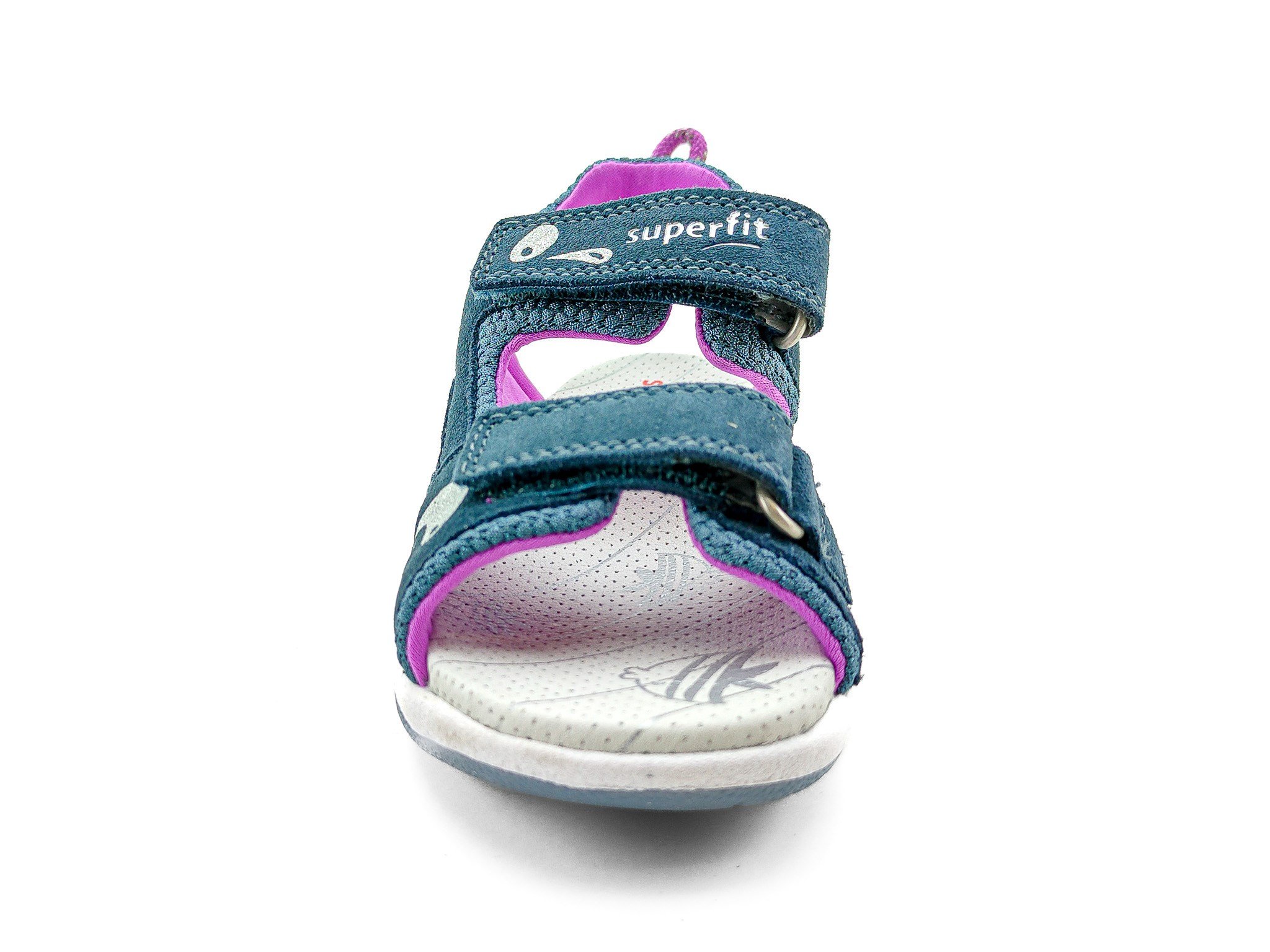 Superfit Spor Ortopedik Çocuk Sandalet P 0583 MAVİ FUŞYA - Superfit
