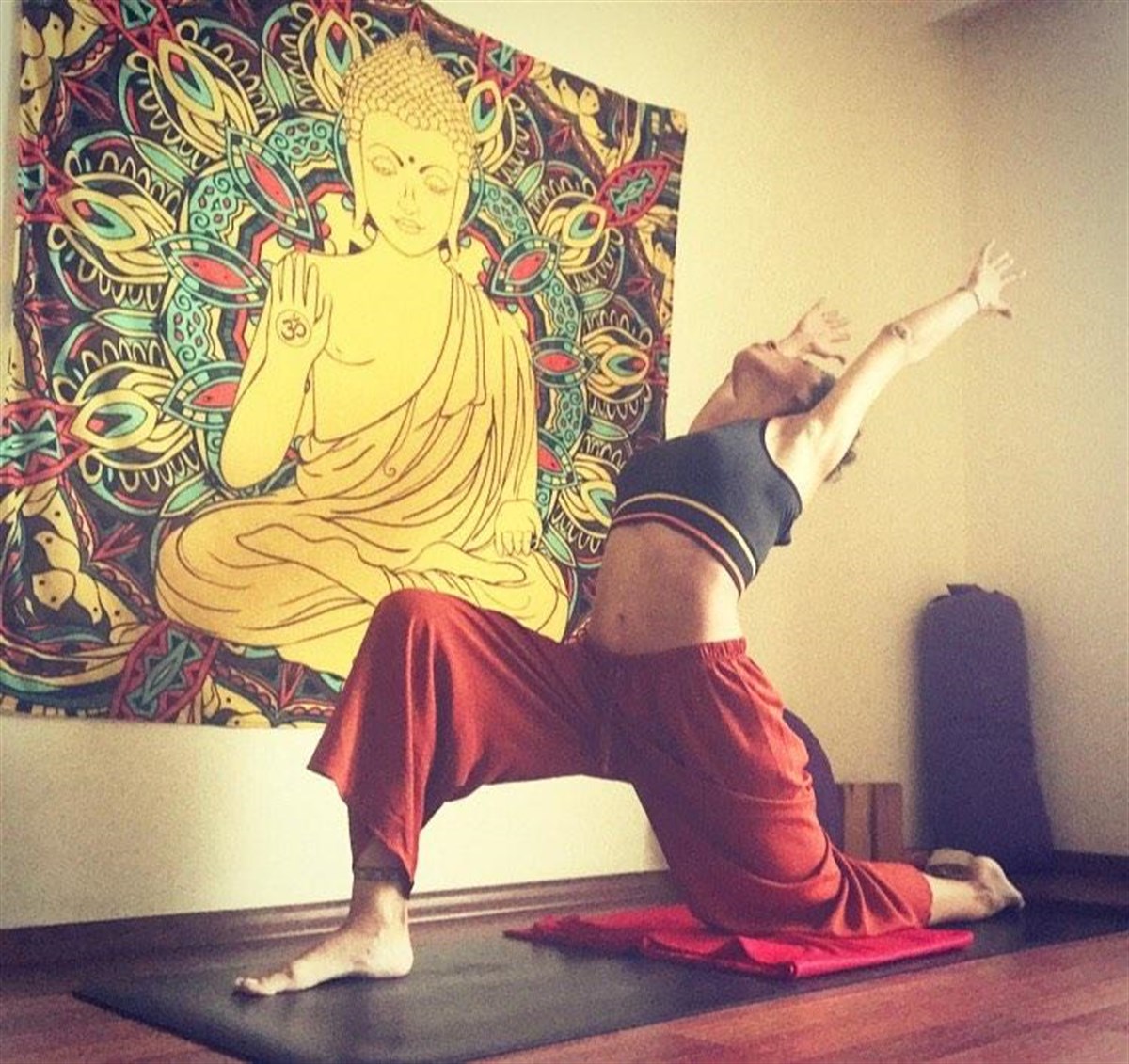 Buddha Mandala Duvar Örtüsü