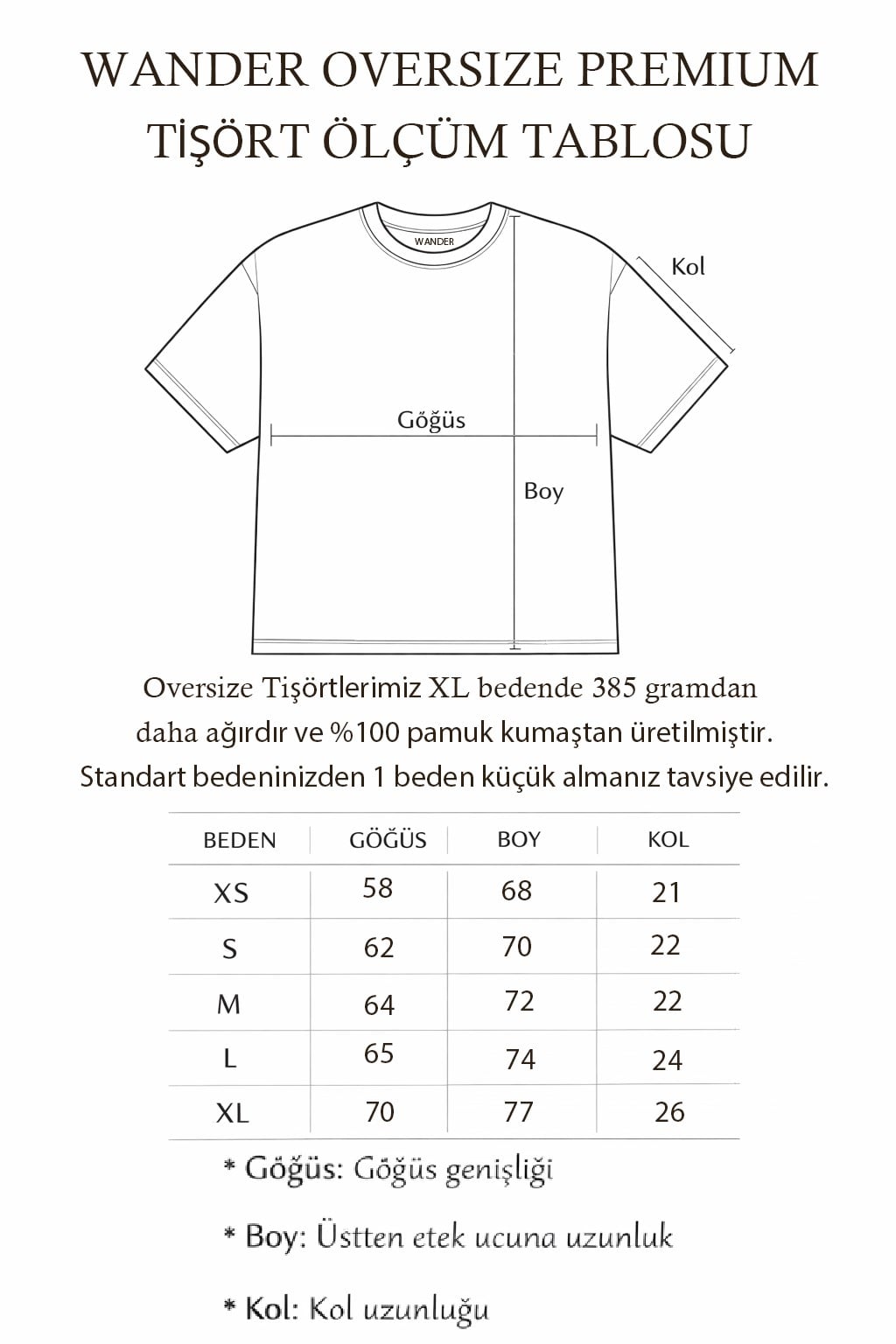 Gerçek Oversize Erkek Siyah Kalın T-Shirt