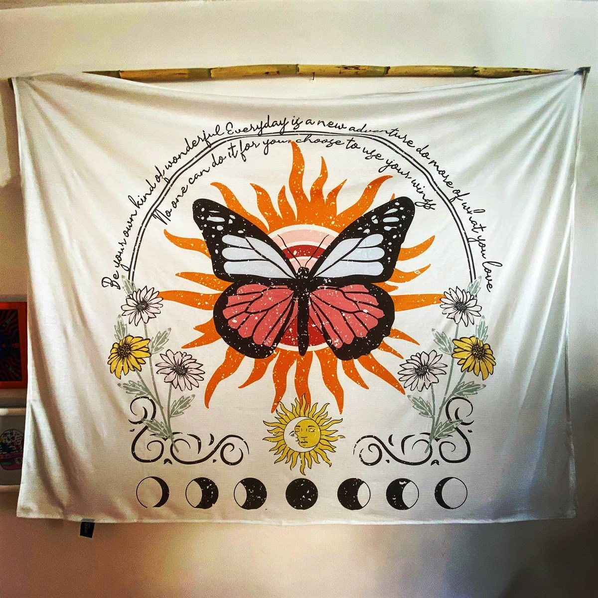 Only Positive Vibes Duvar Örtüsü