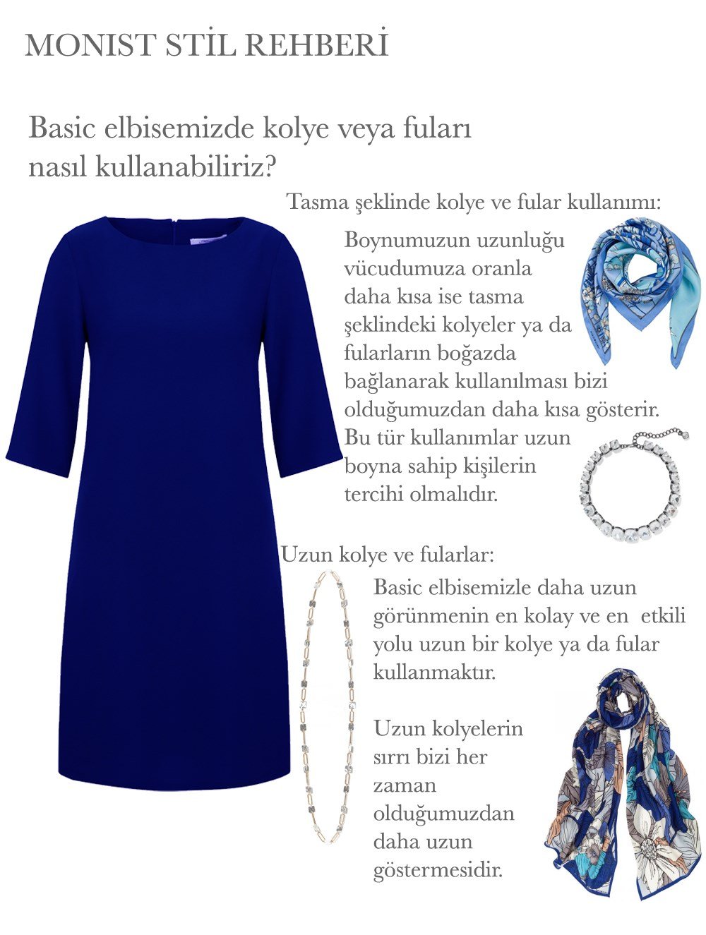 Mavi Basic Elbise