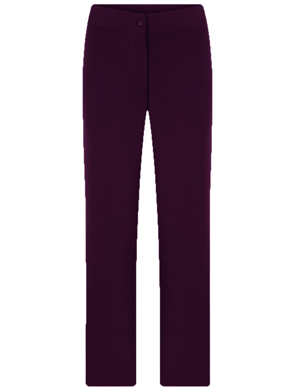 Mürdüm Rengi Boru Paça Pantolon