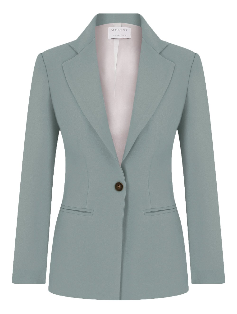 Su Yeşili Tek Düğmeli Klasik Blazer RK 174