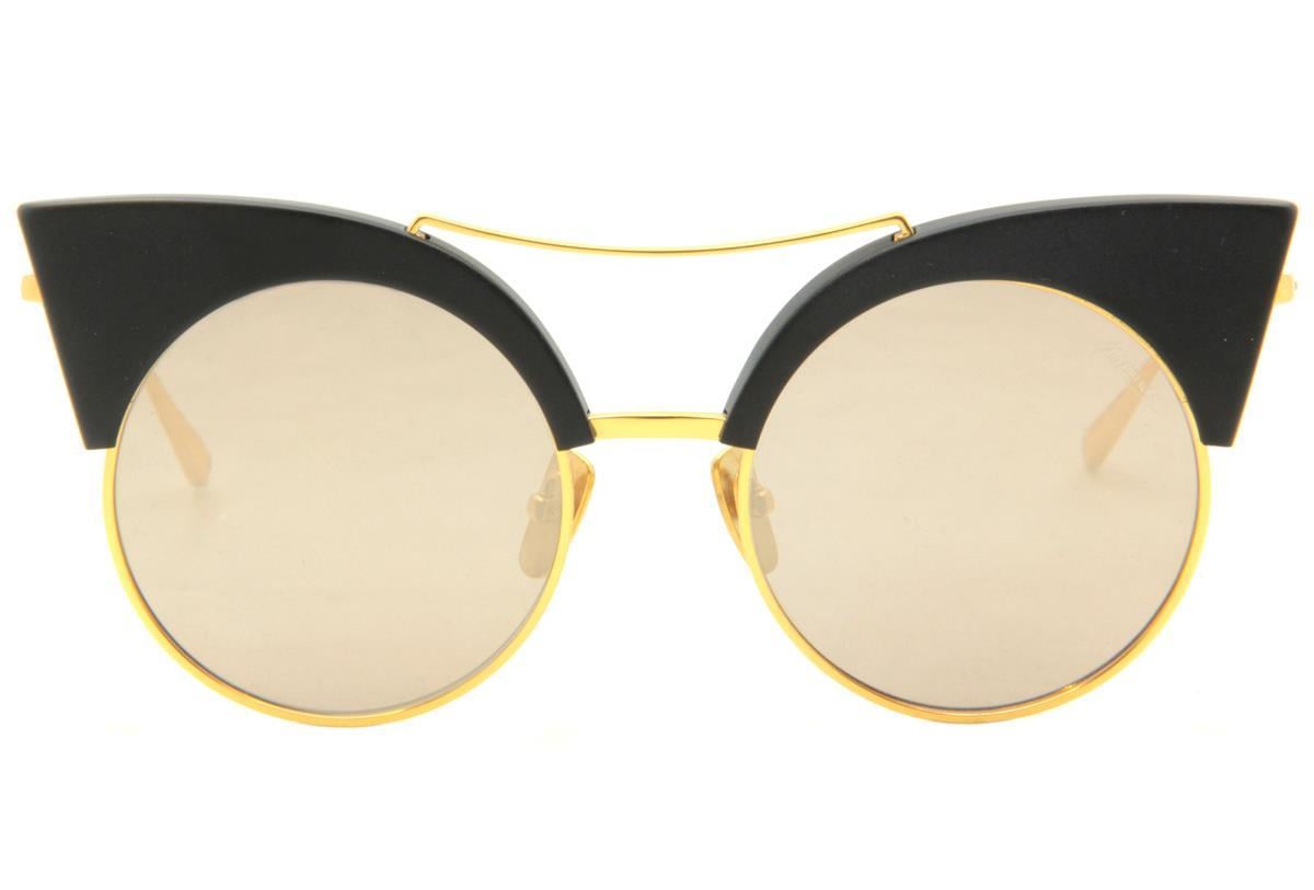 40Million Papillon 24K GLD MBLK 190 Kadın Güneş Gözlüğü 40Million Papillon 24K GLD MBLK 190 Kadın Güneş Gözlüğü - Lenti 