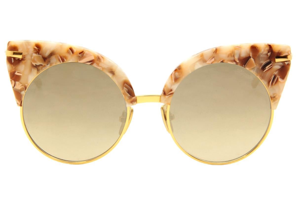 40Million Neres GLD BW MARB 140 Kadın Güneş Gözlüğü 40Million Neres GLD BW MARB 140 Kadın Güneş Gözlüğü - Lenti 