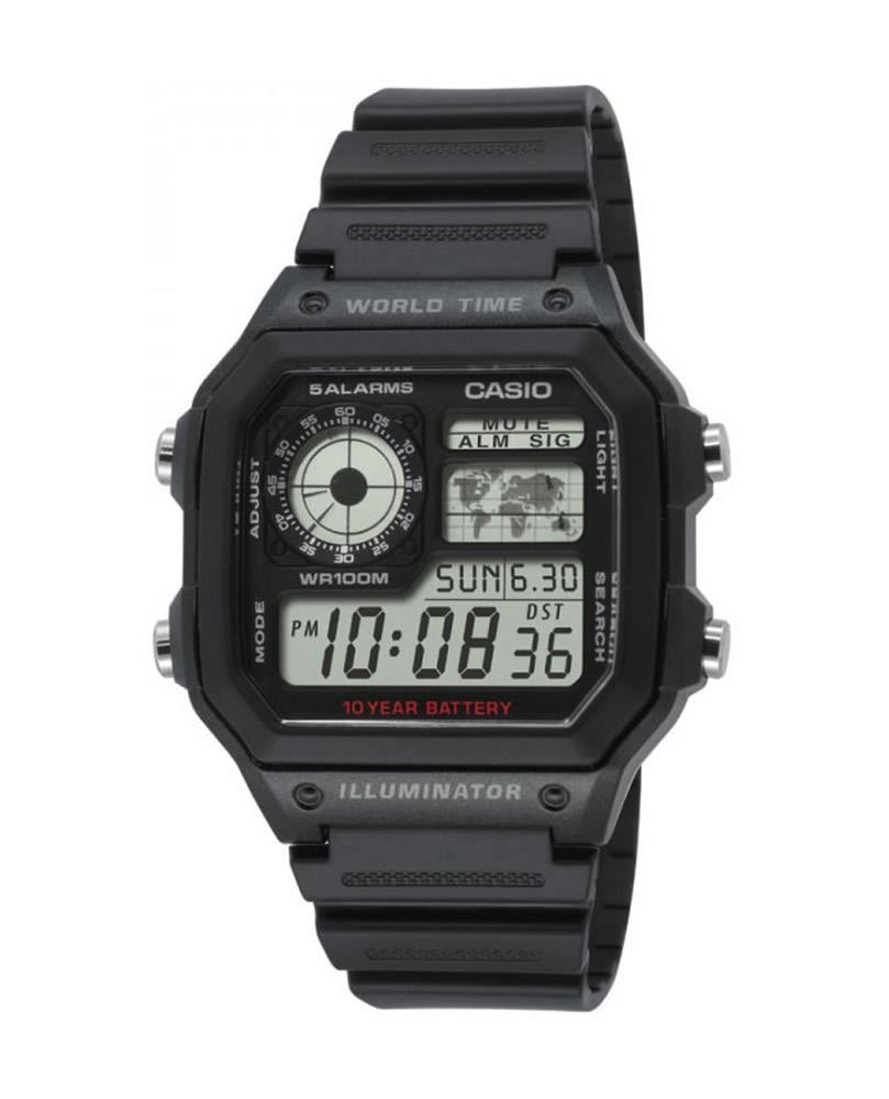 Casio AE-1200WH-1AVDF Erkek Kol Saati Casio AE-1200WH-1AVDF Erkek Kol Saati - Lenti 