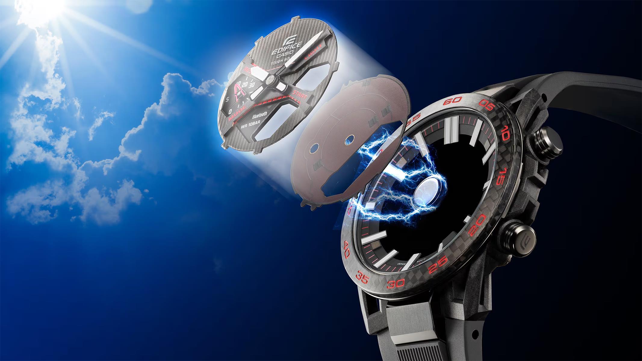 Casio Edifice ECB-2000HR-1ADR Güneş Enerjili Erkek Kol Saati Casio Edifice ECB-2000HR-1ADR Güneş Enerjili Erkek Kol Saati - Lenti 