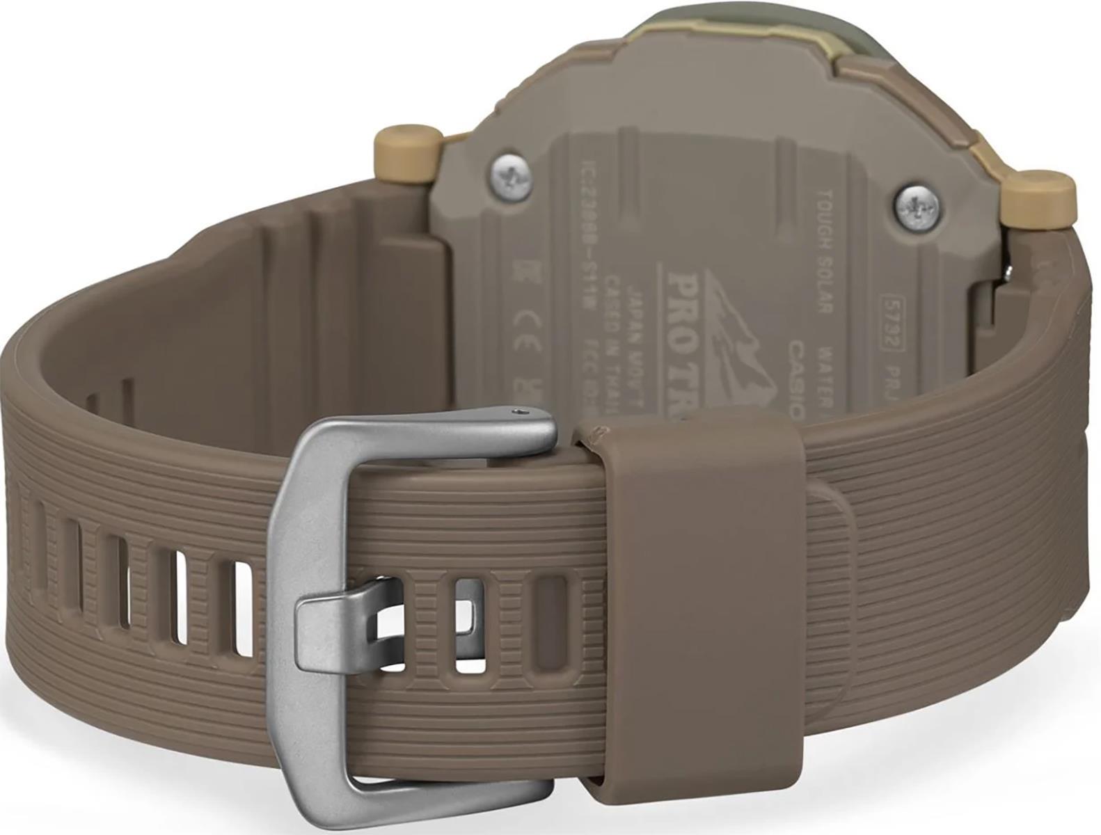 Casio Pro Trek PRJ-B001-5DR Erkek Kol Saati Casio Pro Trek PRJ-B001-5DR Erkek Kol Saati - Lenti 