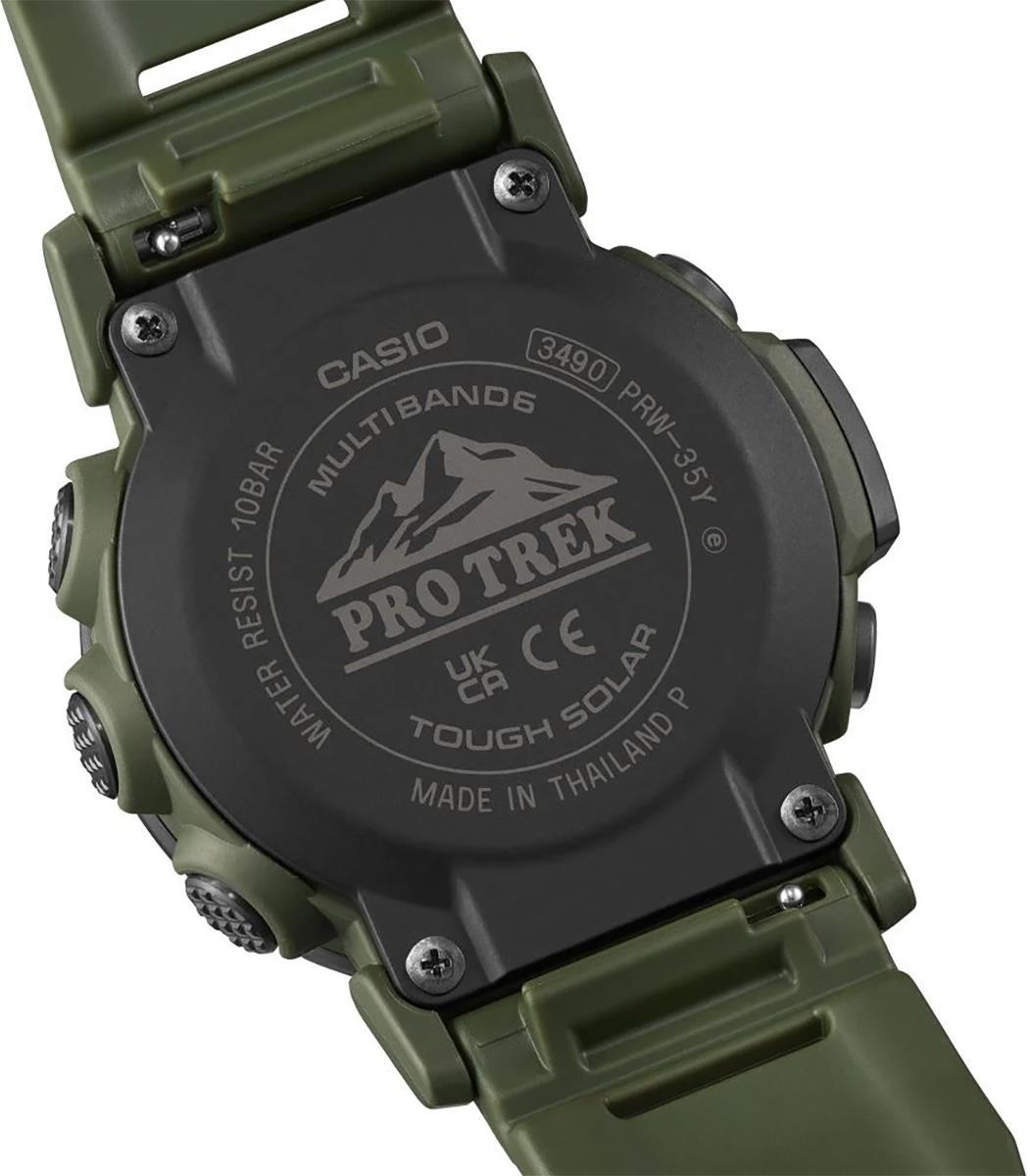 Casio Pro Trek PRW-35Y-3BDR Güneş Enerjili Erkek Kol Saati Casio Pro Trek PRW-35Y-3BDR Güneş Enerjili Erkek Kol Saati - Lenti 