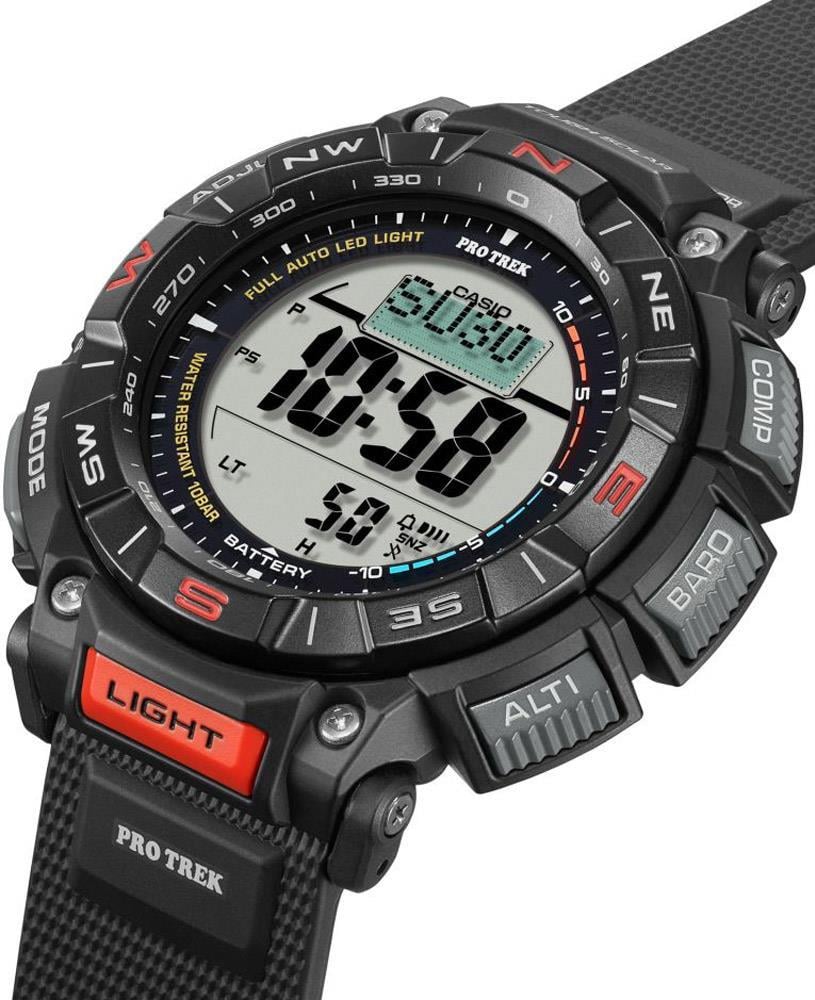 Casio Pro Trek PRG-340-1DR Solar Erkek Kol Saati Casio Pro Trek PRG-340-1DR Solar Erkek Kol Saati - Lenti 