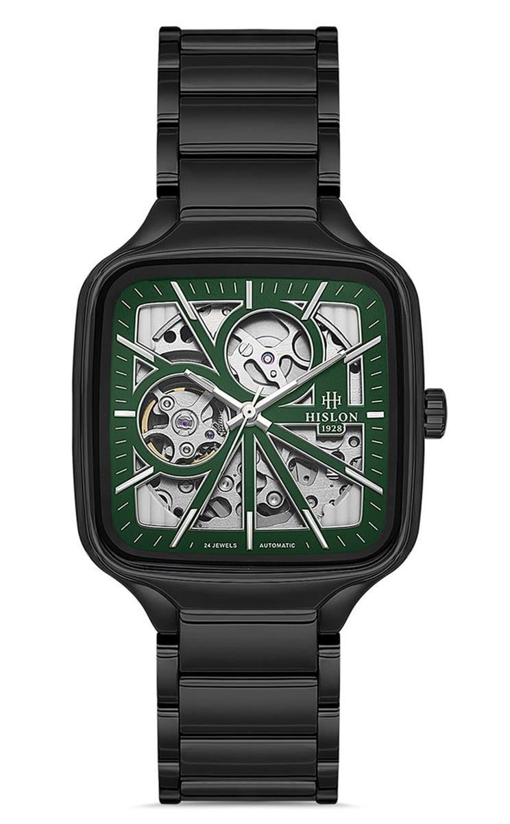 Hislon SD166B-15SS Otomatik Erkek Kol Saati  