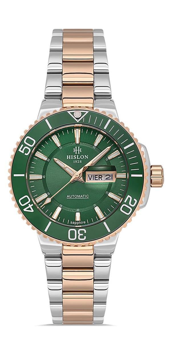 Hislon QD137T-15SR Otomatik Kadın Kol Saati  