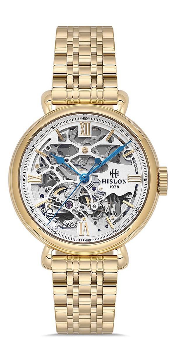 Hislon QD142G-16SG Otomatik Kadın Kol Saati  