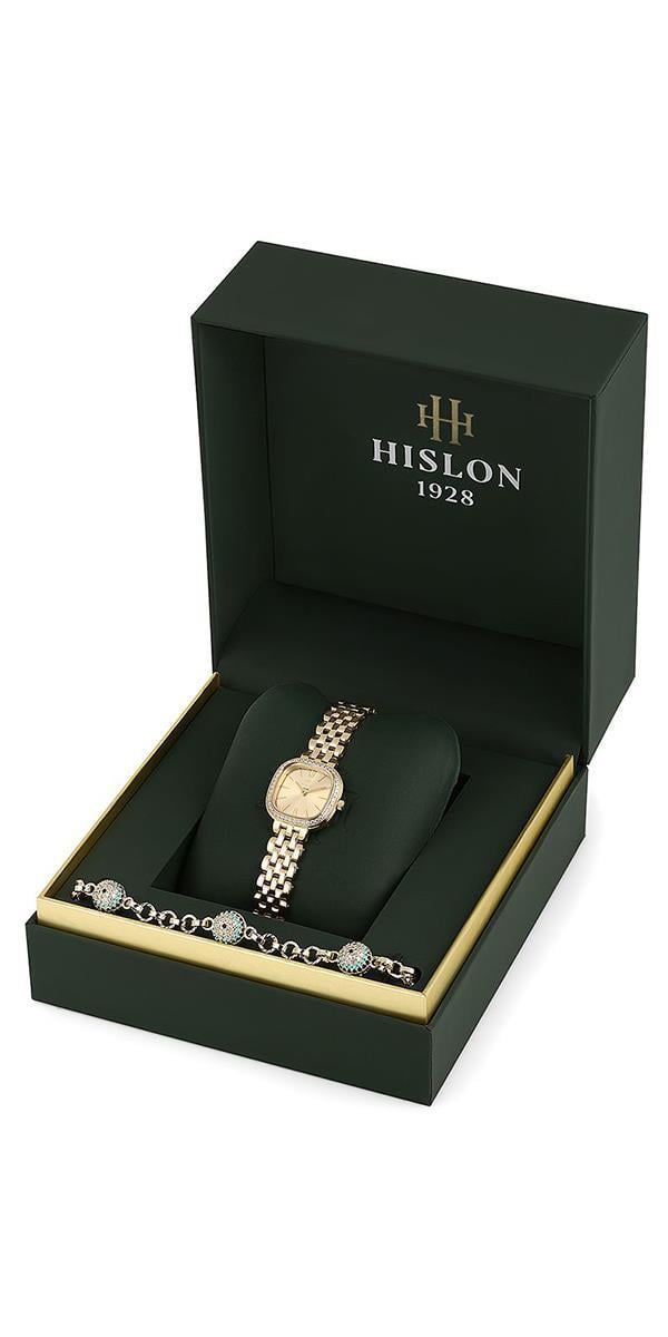 Hislon QL220G-08STS Kadın Kol Saati  