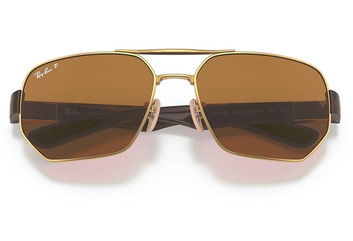 Ray-Ban RB3672 001/83 60 Polarize Erkek Güneş Gözlüğü Ray-Ban RB3672 001/83 60 Polarize Erkek Güneş Gözlüğü - Lenti 