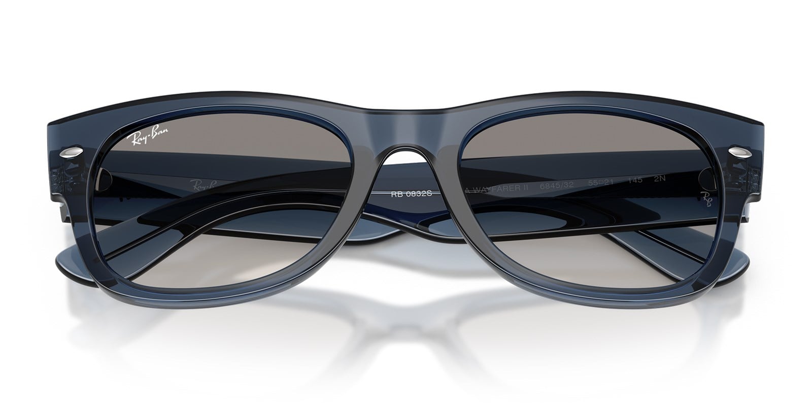 Ray-Ban RB0832S 684532 55 Mega Wayfarer II Unisex Güneş Gözlüğü  