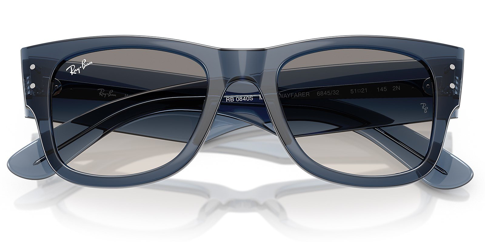Ray-Ban RB0840S 6845/32 51 Mega Wayfarer Unisex Güneş Gözlüğü  