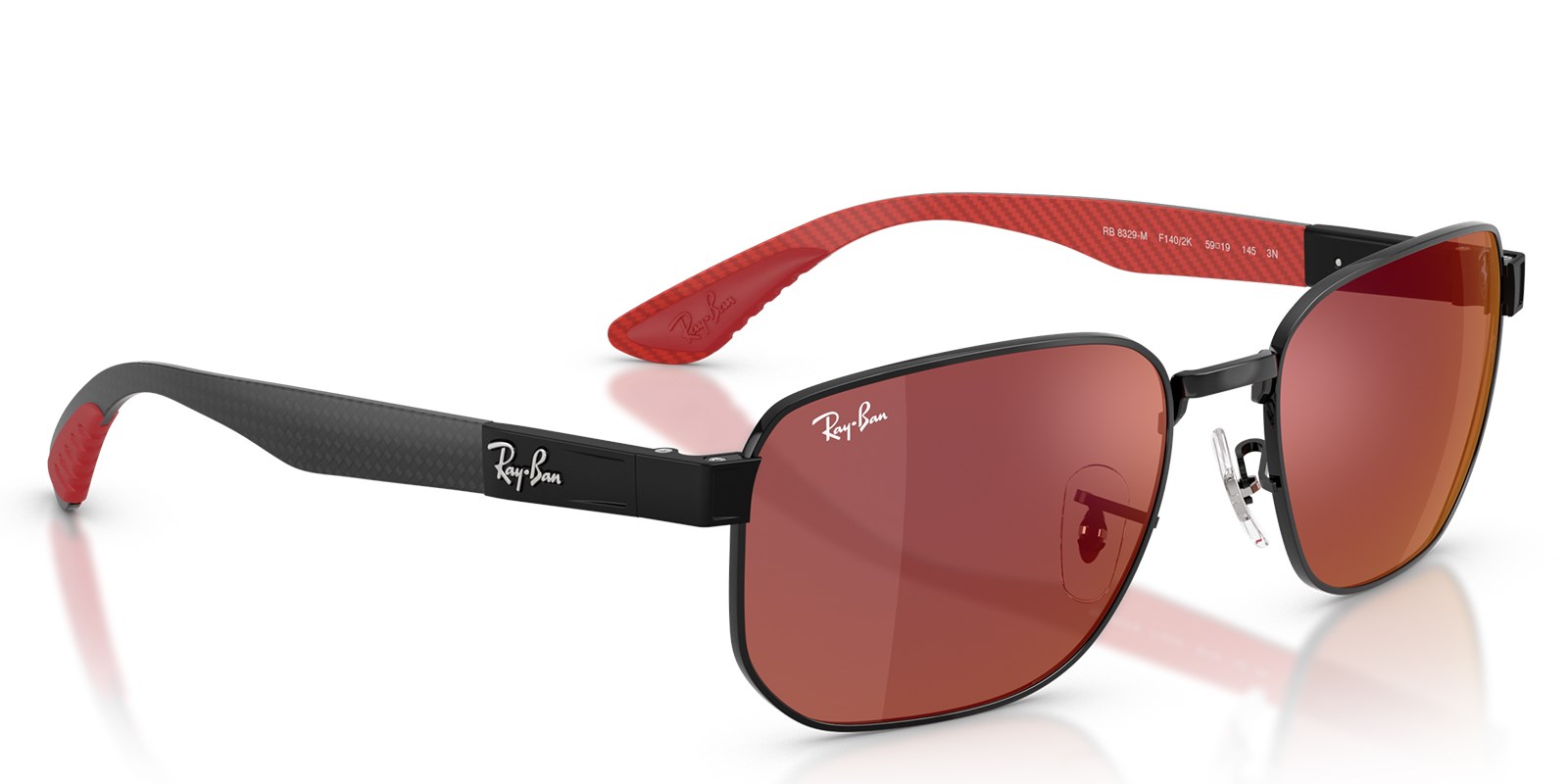 Ray-Ban RB8329M F140/2K 59 Ferrari Unisex Güneş Gözlüğü  