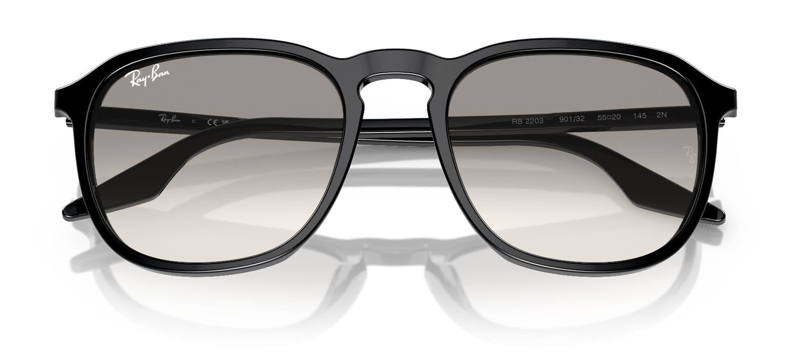 Ray-Ban RB2203 901/32 55 Unisex Güneş Gözlüğü Ray-Ban RB2203 901/32 55 Unisex Güneş Gözlüğü - Lenti 