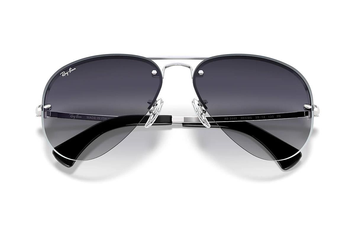Ray-Ban RB3449 003/8G 59 Unisex Güneş Gözlüğü Ray-Ban RB3449 003/8G 59 Unisex Güneş Gözlüğü - Lenti 