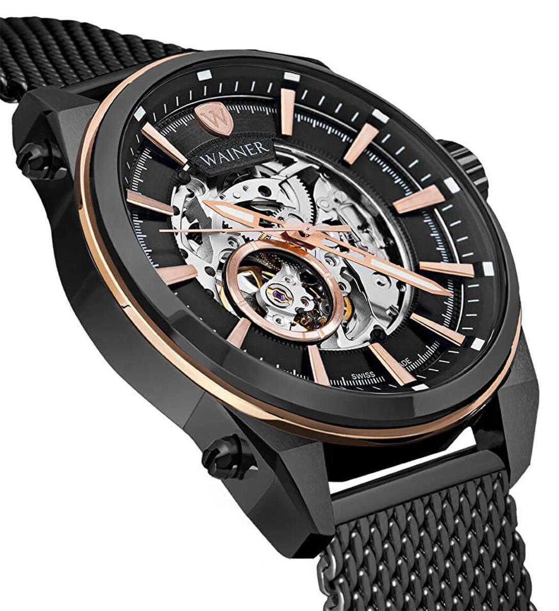 Wainer WA.25988-B Otomatik Erkek Kol Saati  Wainer WA.25988-B Otomatik Erkek Kol Saati  - Lenti 