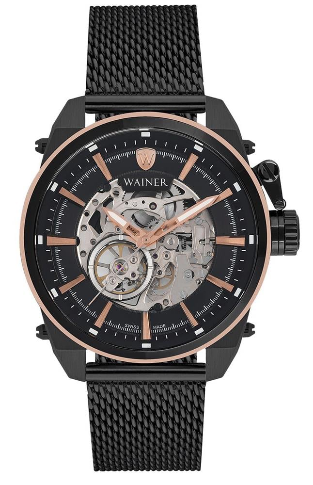 Wainer WA25988-B Erkek Kol Saati , Swiss Made , Otomatik Wainer WA25988-B Erkek Kol Saati , Swiss Made , Otomatik | Gözlüğün Adresi 