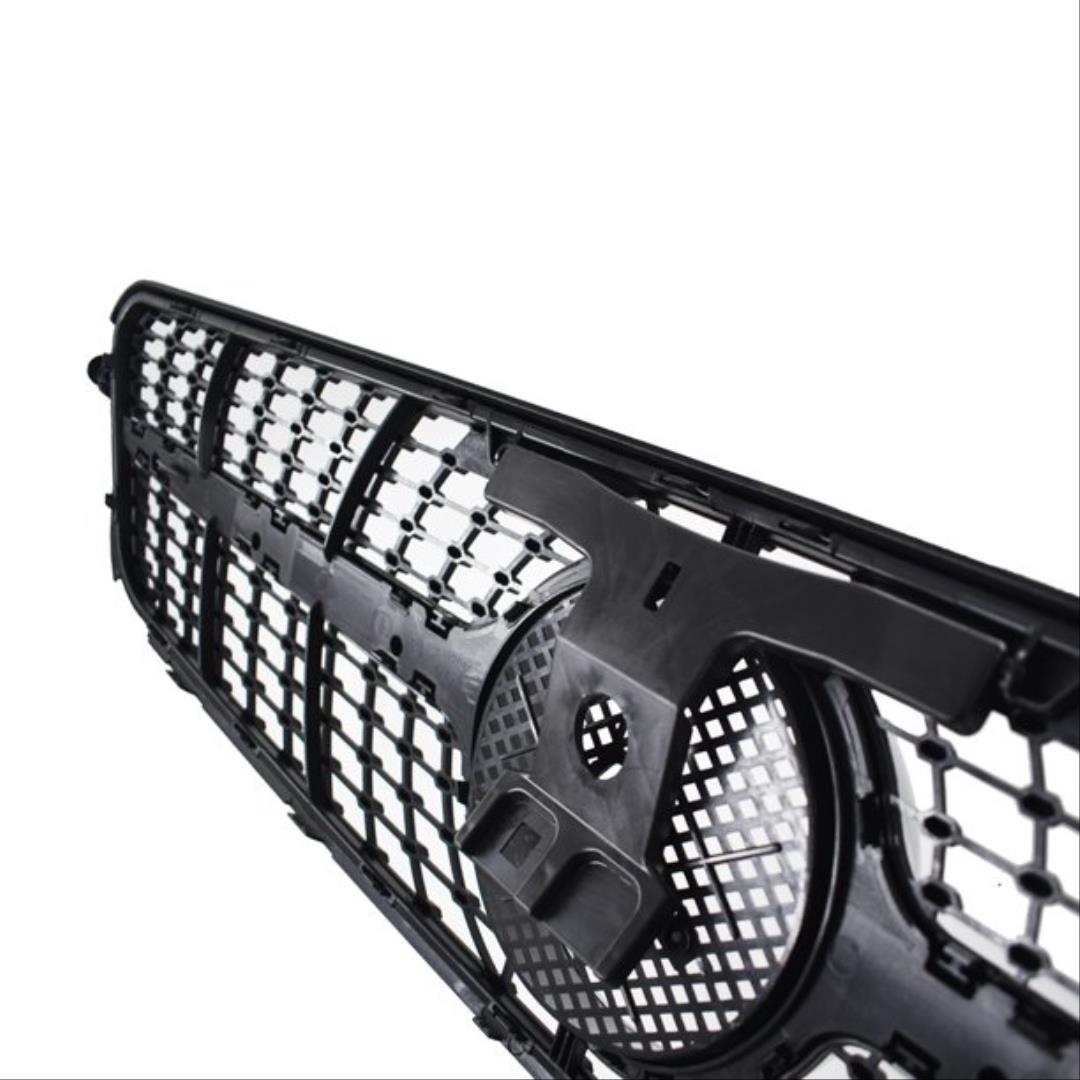  FOR MERCEDES W204 2007-2014 C SERIES DIAMOND GRILLE GREY