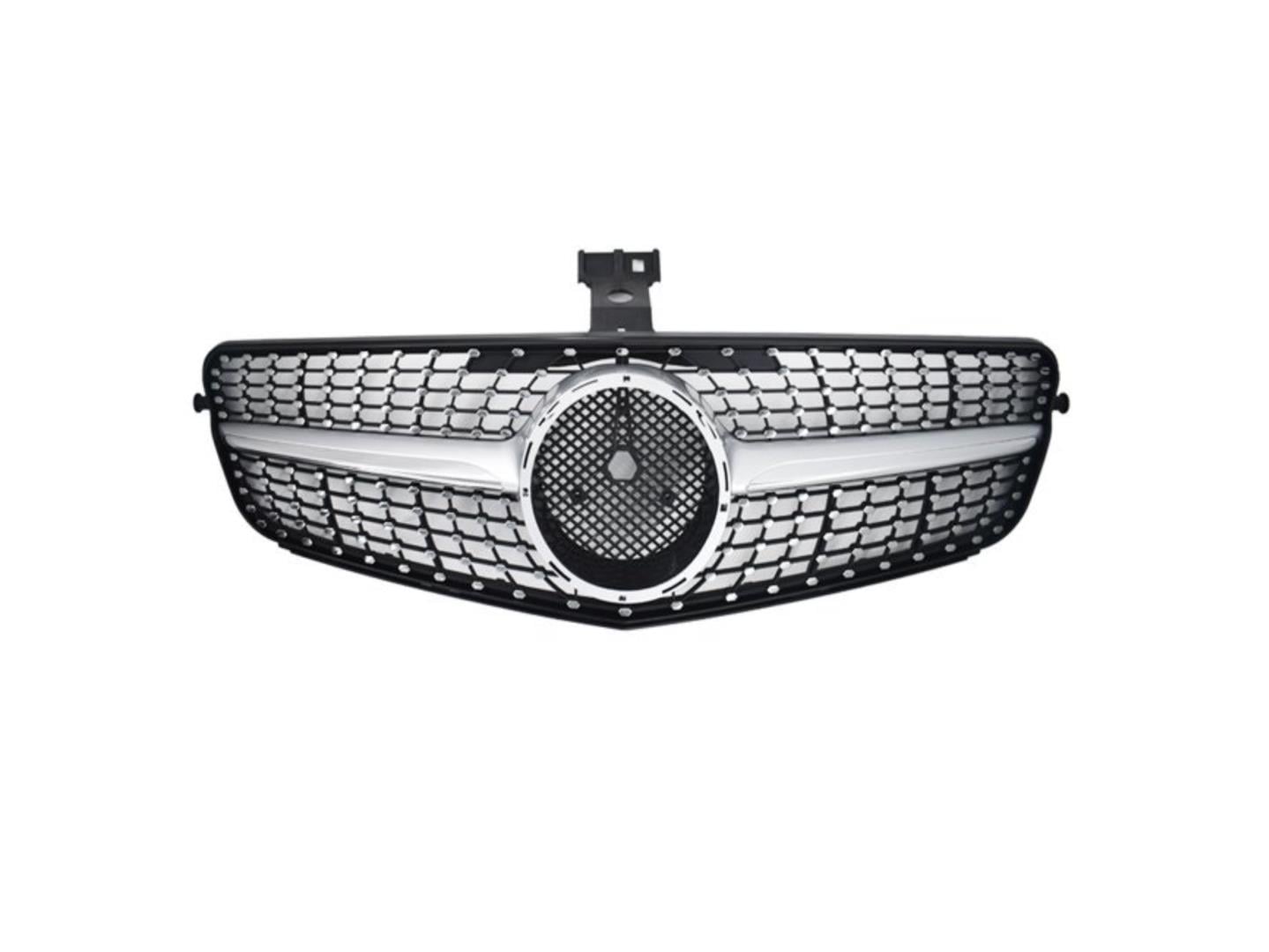  FOR MERCEDES W204 2007-2014 C SERIES DIAMOND GRILLE GREY
