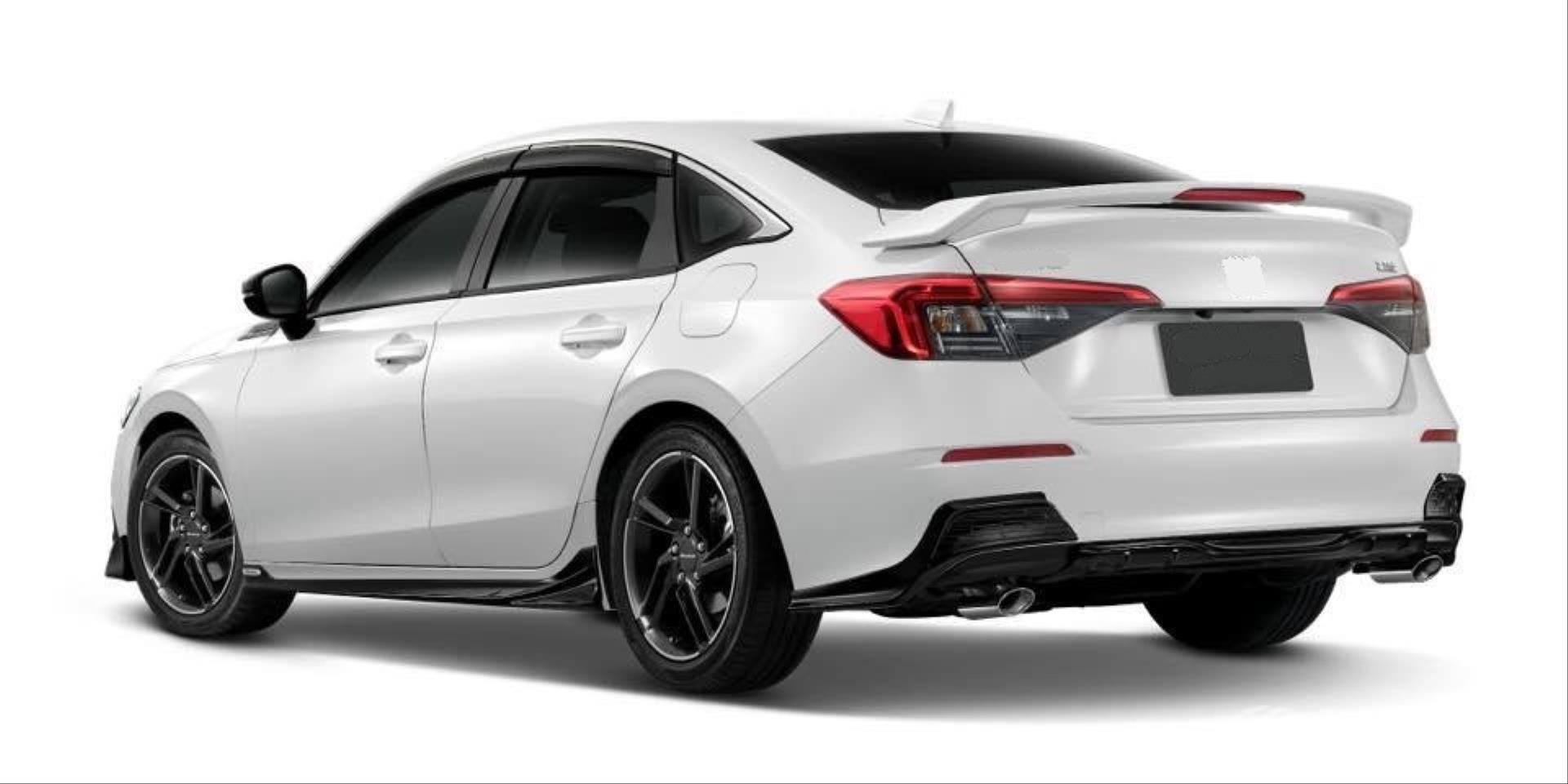 2022 CIVIC MODULO IŞIKLI  SPOILER - PIANO BLACK  