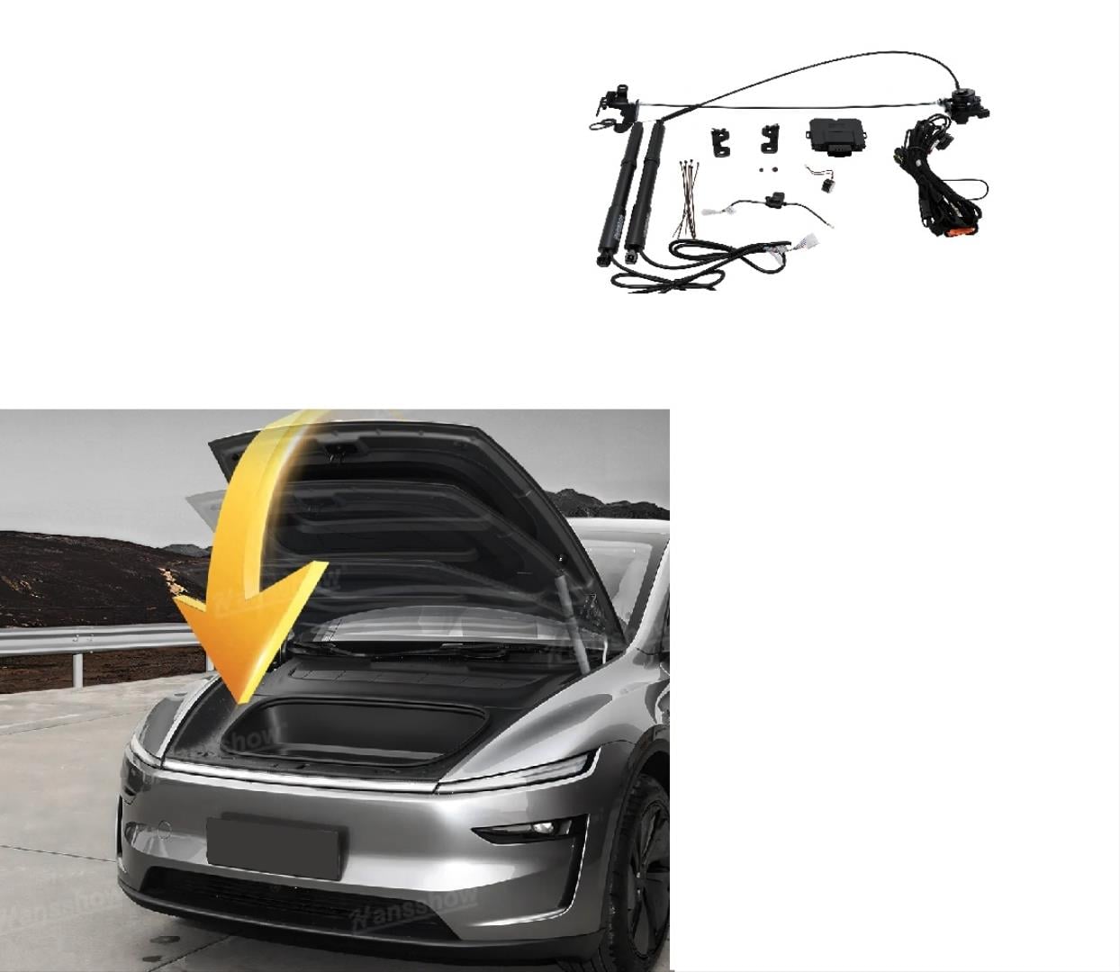 2025+ TESLA MODEL Y (YENİ)  JUNIPER İÇİN ELEKTRİKLİ AÇILIR KAPUT