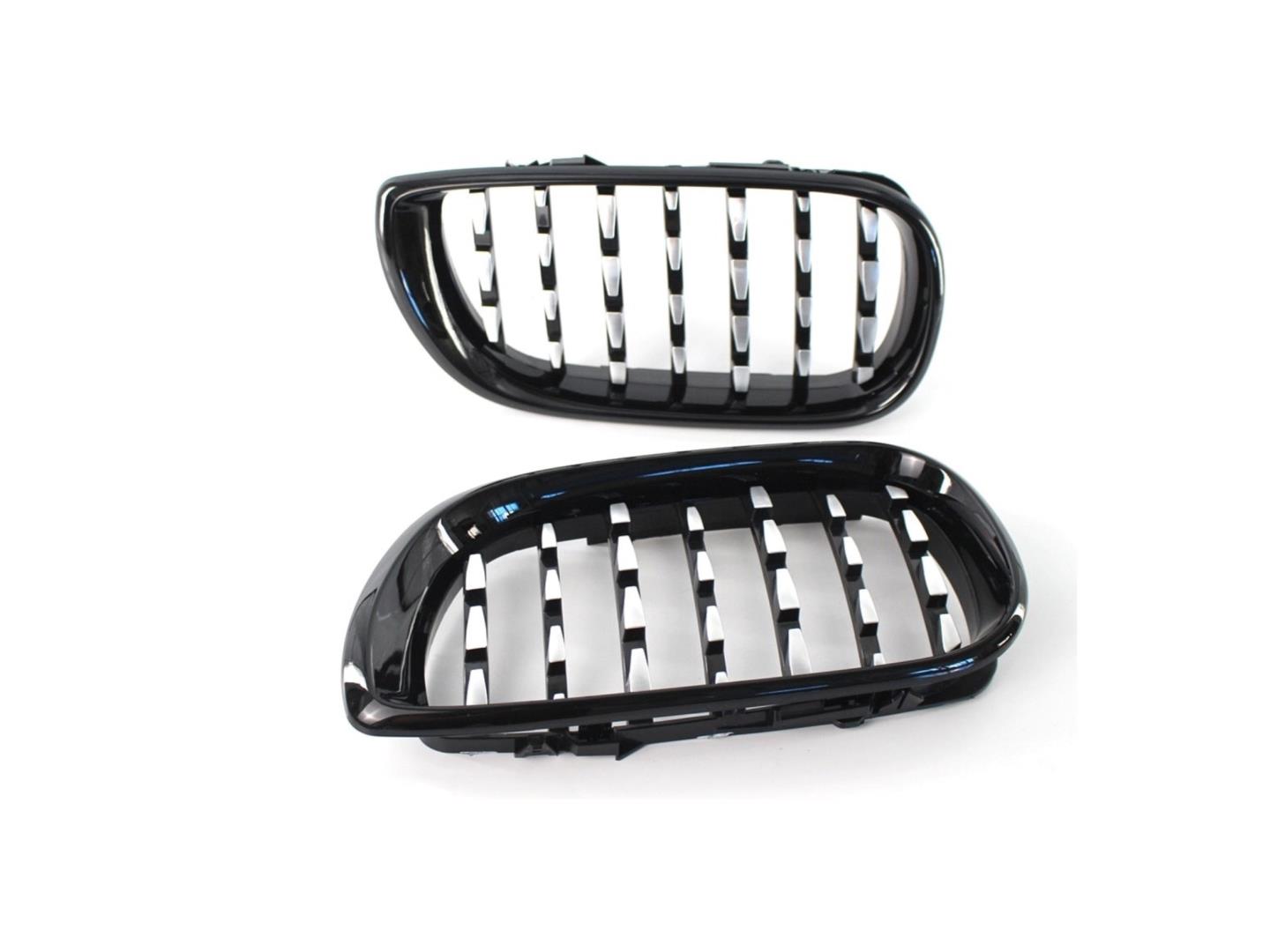 3 SERISI 2002-2004 E46 IÇIN UYUMLU DIAMOND PANJUR (BÖBREK)  PIANO BLACK  ÇERÇEVE 