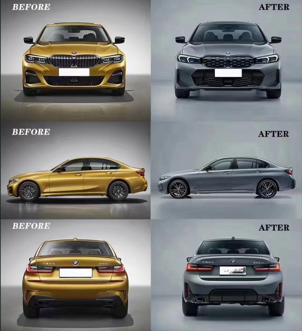3 SERİSİ 2019+ G20 İÇİN 2022 + FACELIFT  BODY KIT (ÖN-ARKA-YAN-PANJUR-EGZOZ-FAR)   