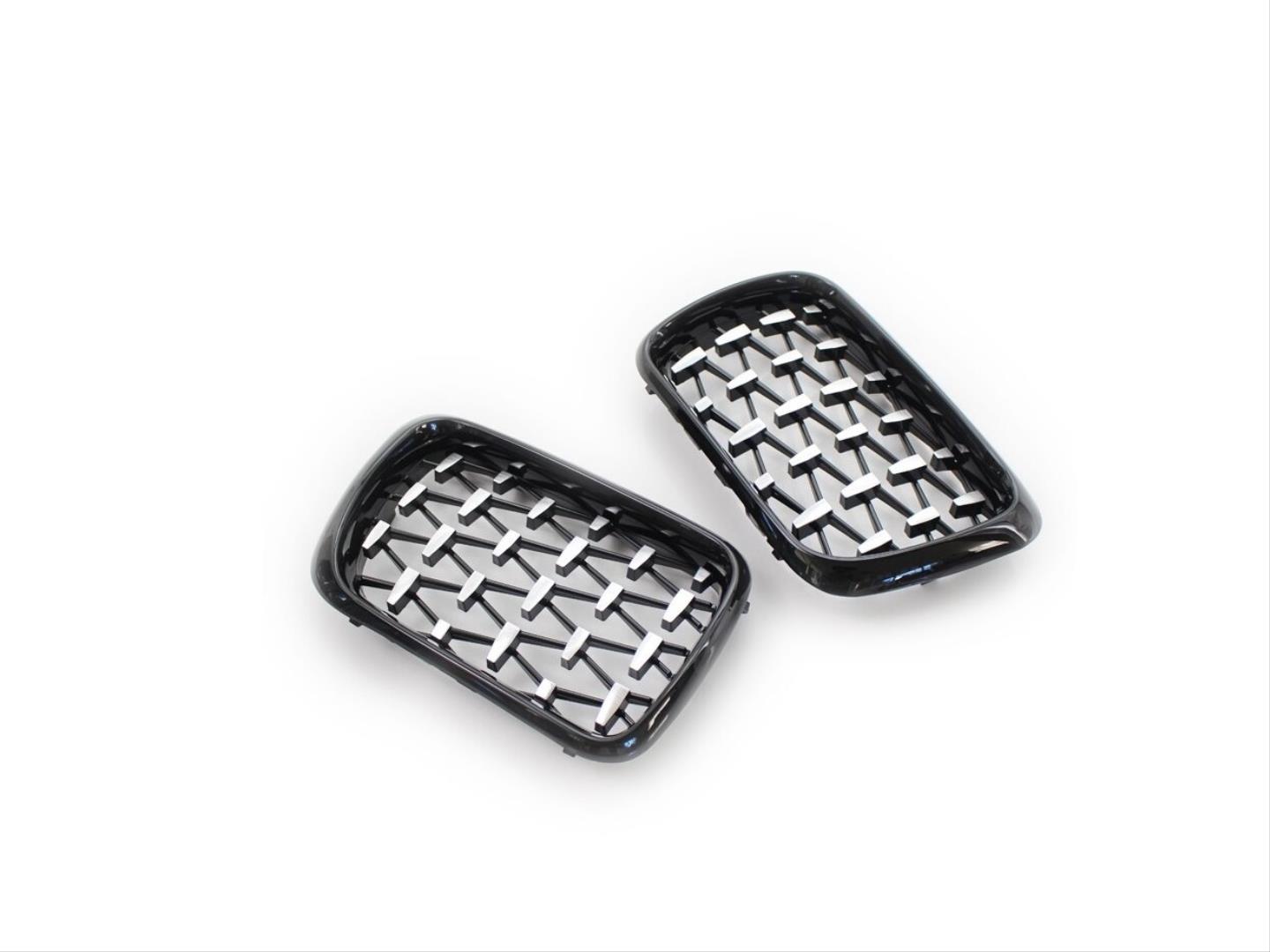 3 SERISI E36 1997-1999 IÇIN UYUMLU DIAMOND PANJUR (BÖBREK) PIANO BLACK  ÇERÇEVE 