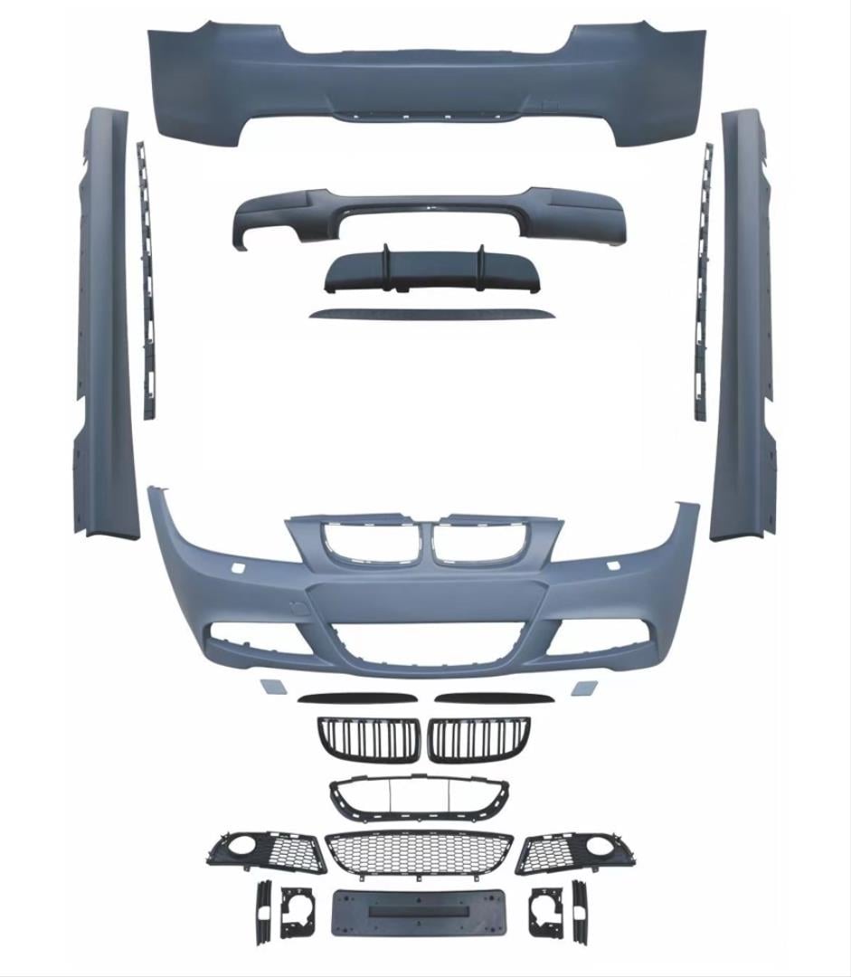 3 SERISI E90 2005-2008 İÇİN UYUMLU LCI M-TECH BODY KIT (ÖN-ARKA-YAN-PANJUR)    