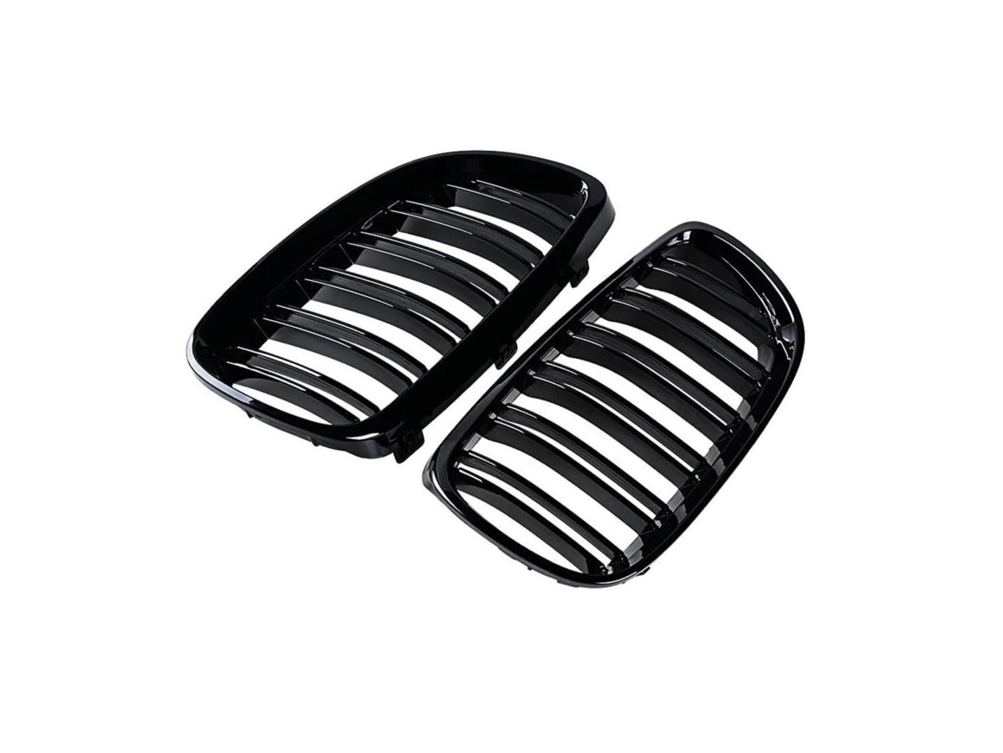 3 SERISI E92 2006-2009 IÇIN UYUMLU M3 GÖRÜNÜM PANJUR (CIFT CIZGI BÖBREK) PIANO BLACK 