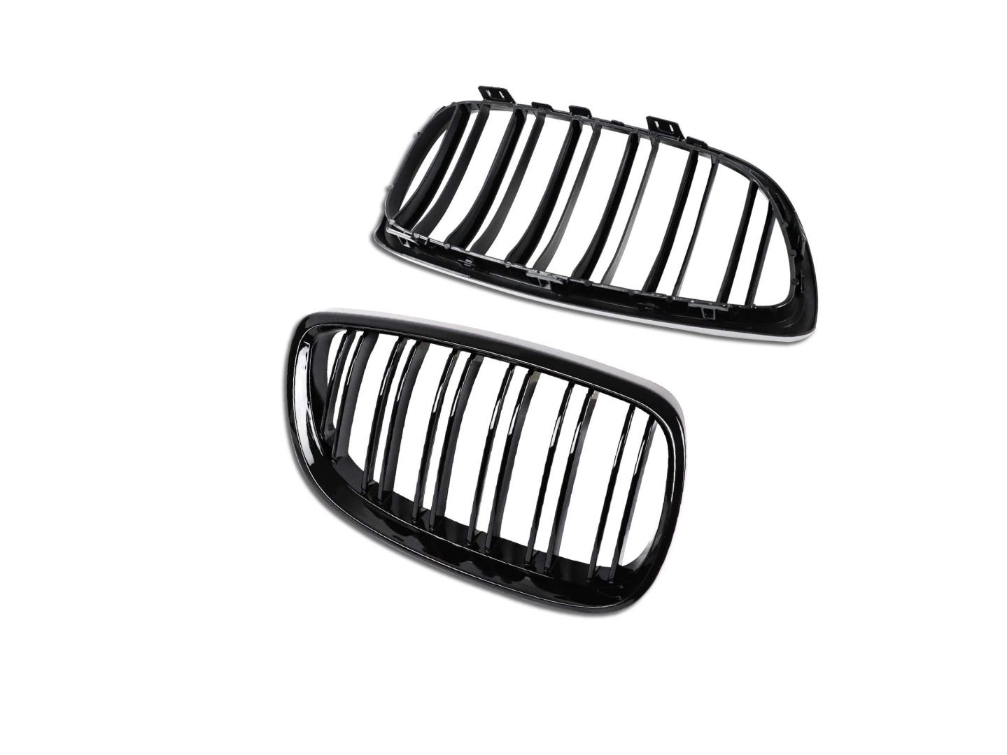 3 SERISI E92 2006-2009 IÇIN UYUMLU M3 GÖRÜNÜM PANJUR (CIFT CIZGI BÖBREK) PIANO BLACK 