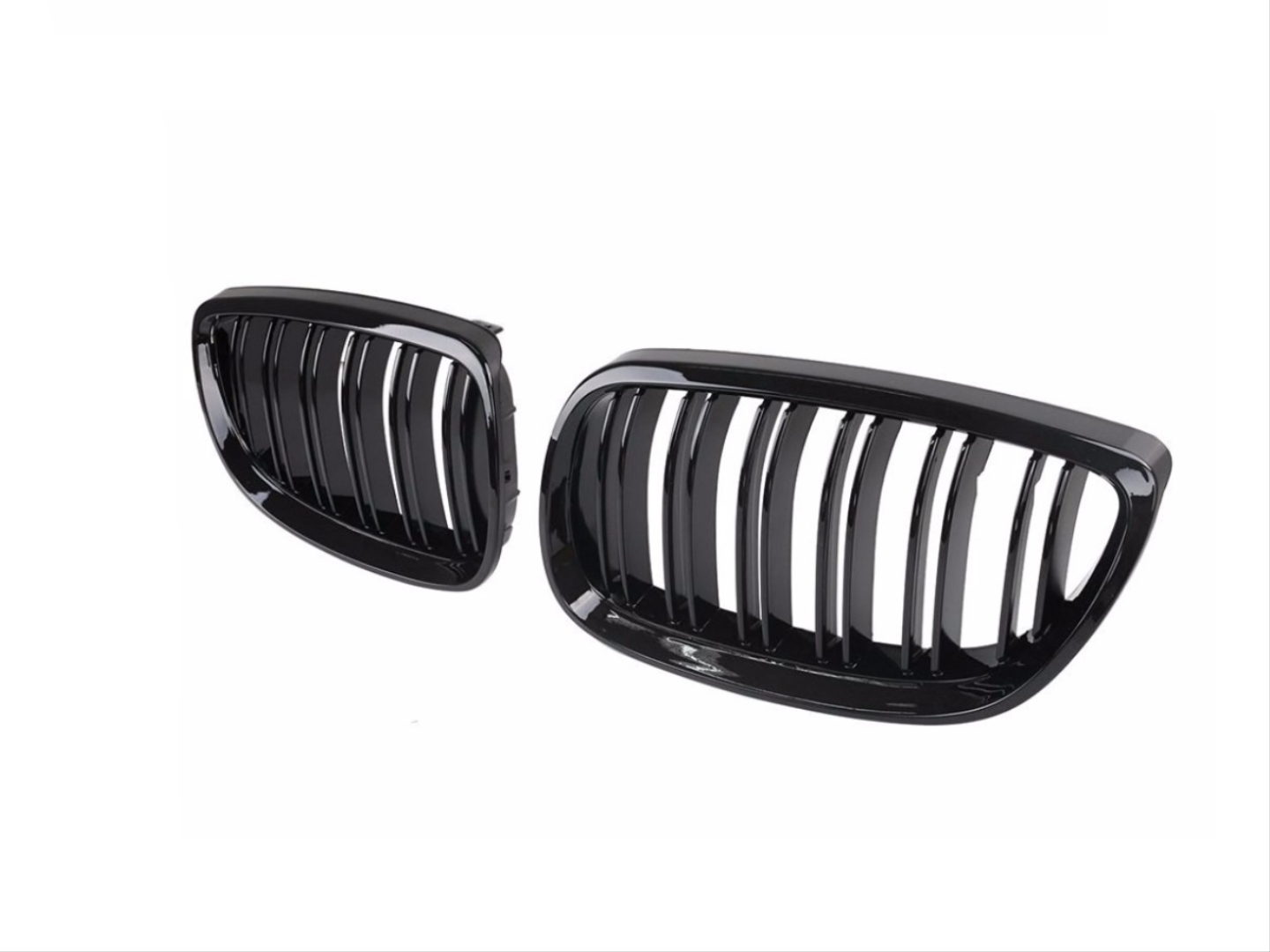 3 SERISI E92 2006-2009 IÇIN UYUMLU M3 GÖRÜNÜM PANJUR (CIFT CIZGI BÖBREK) PIANO BLACK 