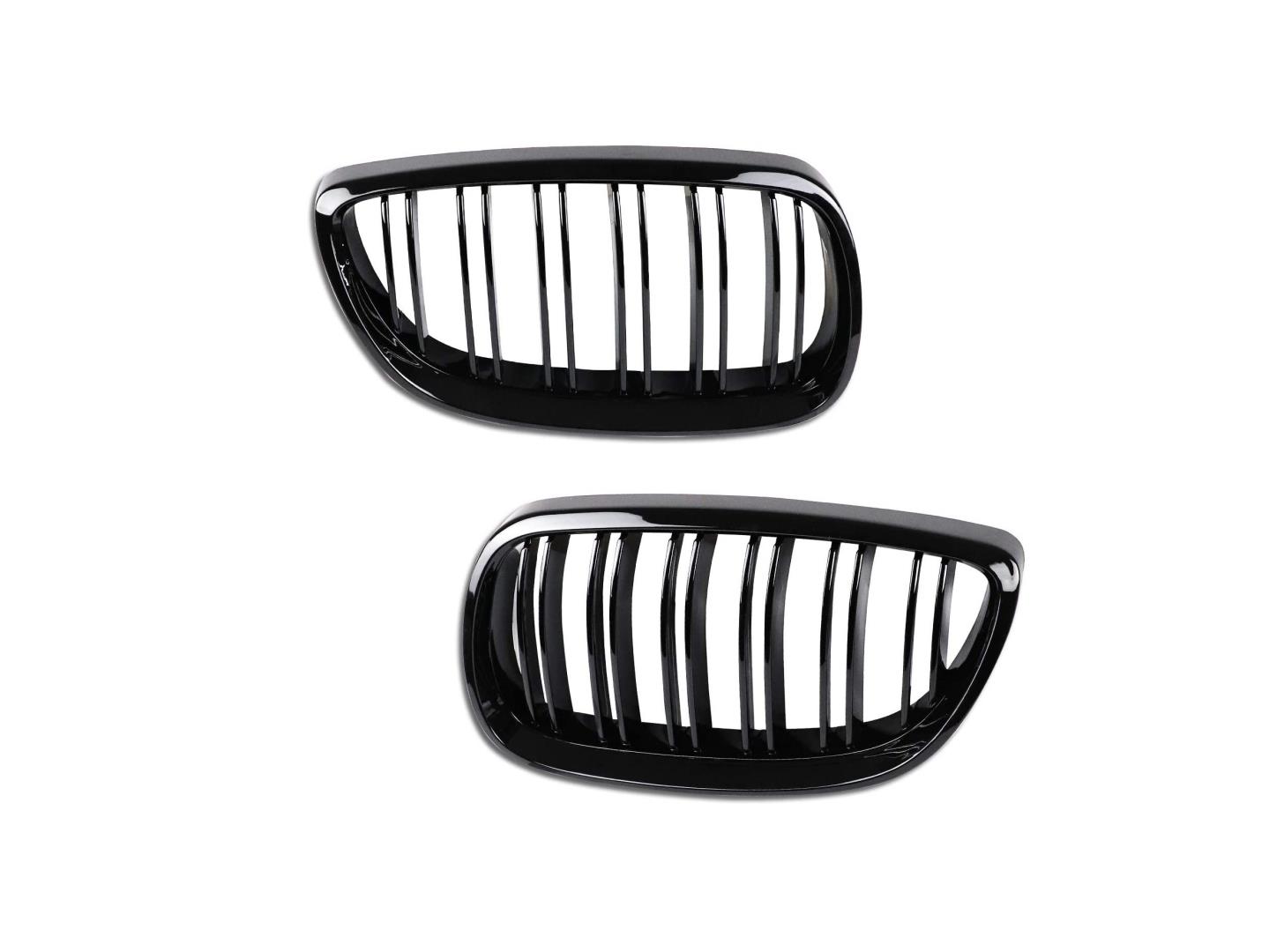3 SERISI E92 2006-2009 IÇIN UYUMLU M3 GÖRÜNÜM PANJUR (CIFT CIZGI BÖBREK) PIANO BLACK 