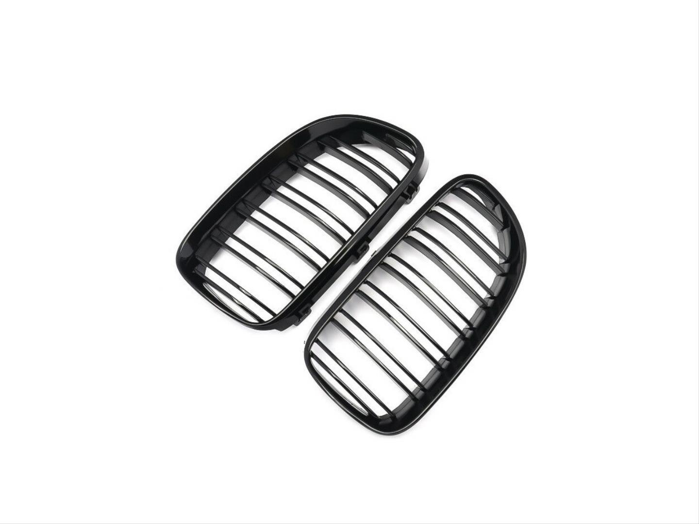 3 SERISI E92 2010-2013 IÇIN UYUMLU M3 GÖRÜNÜM PANJUR (CIFT CIZGI BÖBREK) PIANO BLACK (MAKYAJLI KASA)