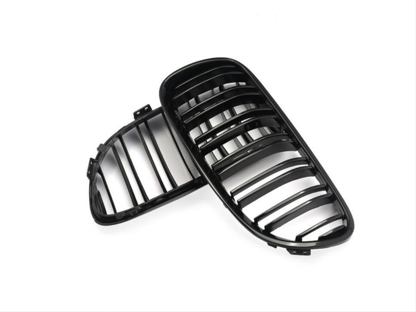 3 SERISI E92 2010-2013 IÇIN UYUMLU M3 GÖRÜNÜM PANJUR (CIFT CIZGI BÖBREK) PIANO BLACK (MAKYAJLI KASA)