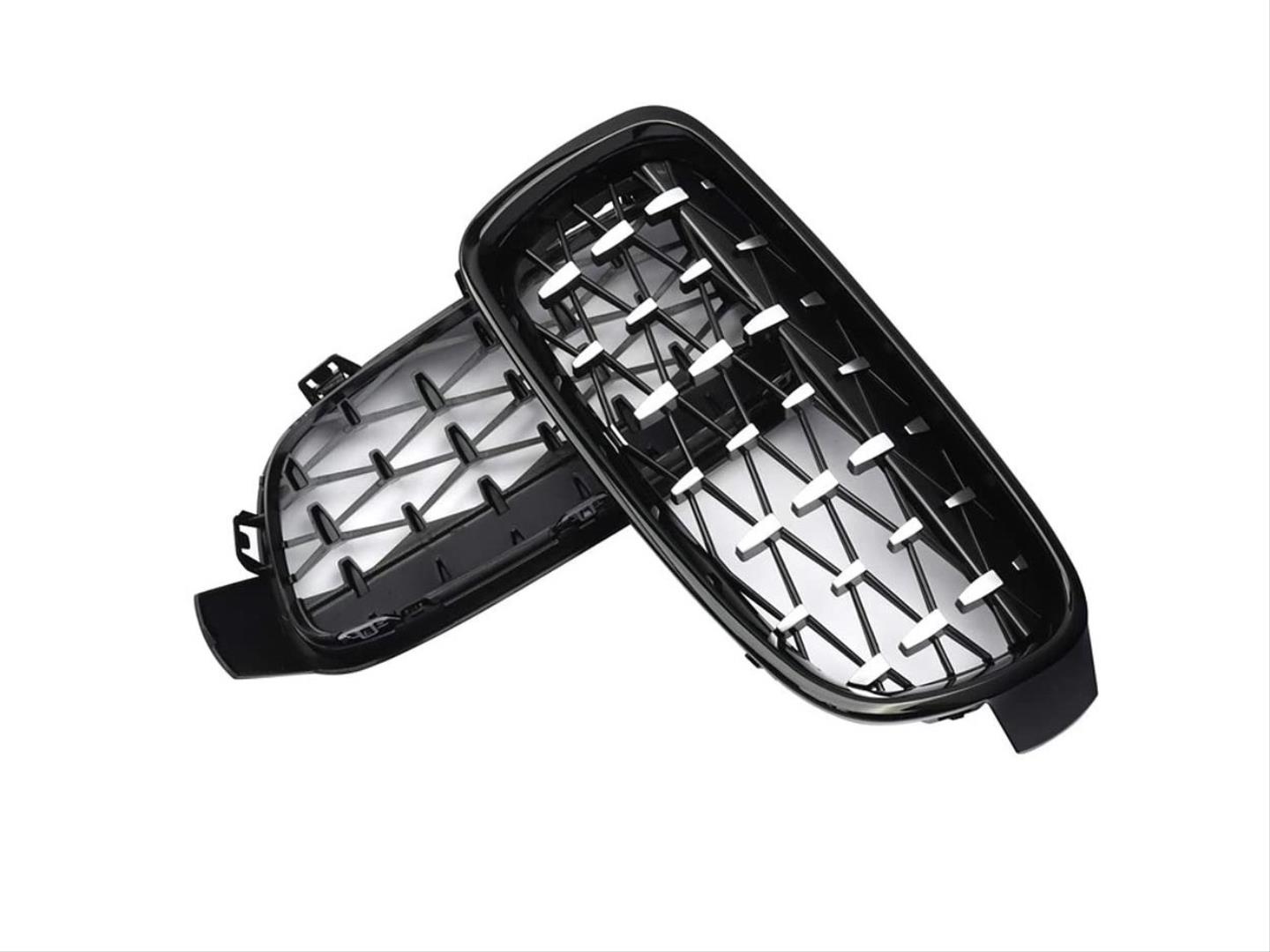 3 SERISI F30 2012-2018 IÇIN UYUMLU DIAMOND PANJUR (BÖBREK) PIANO BLACK